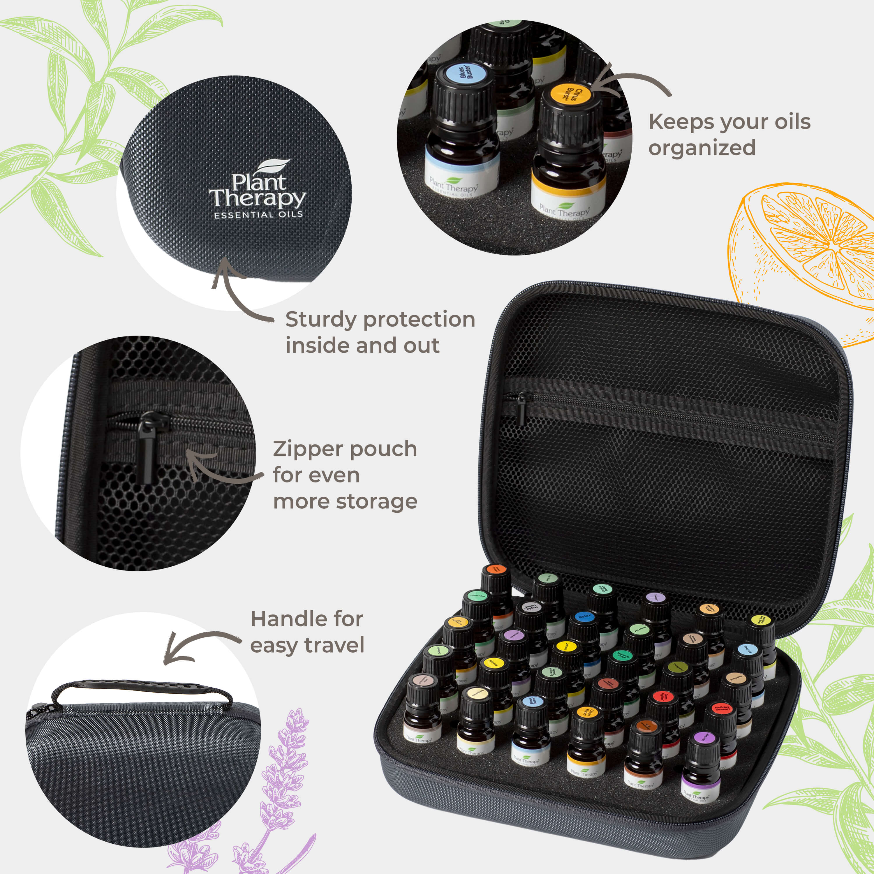15 & 15 Essential Oil Set with Carrying Case - Image 2