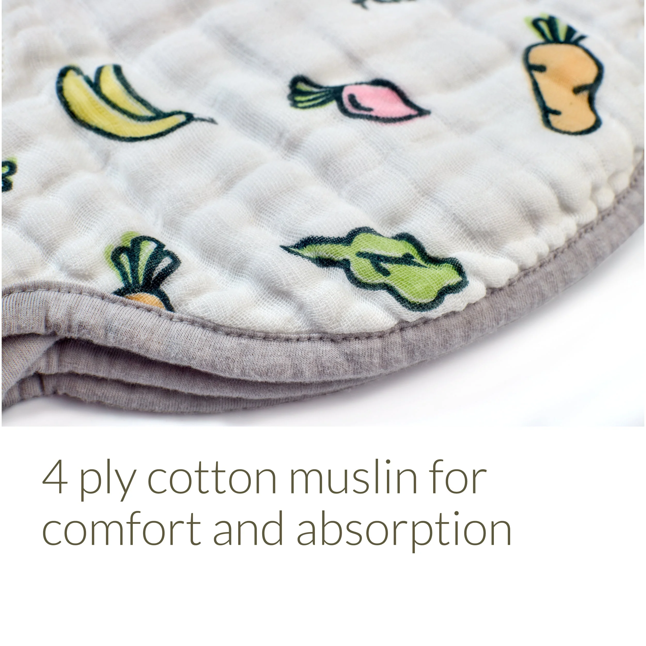 2-in-1 Non-Slip Burp Cloth and Bib - Image 3