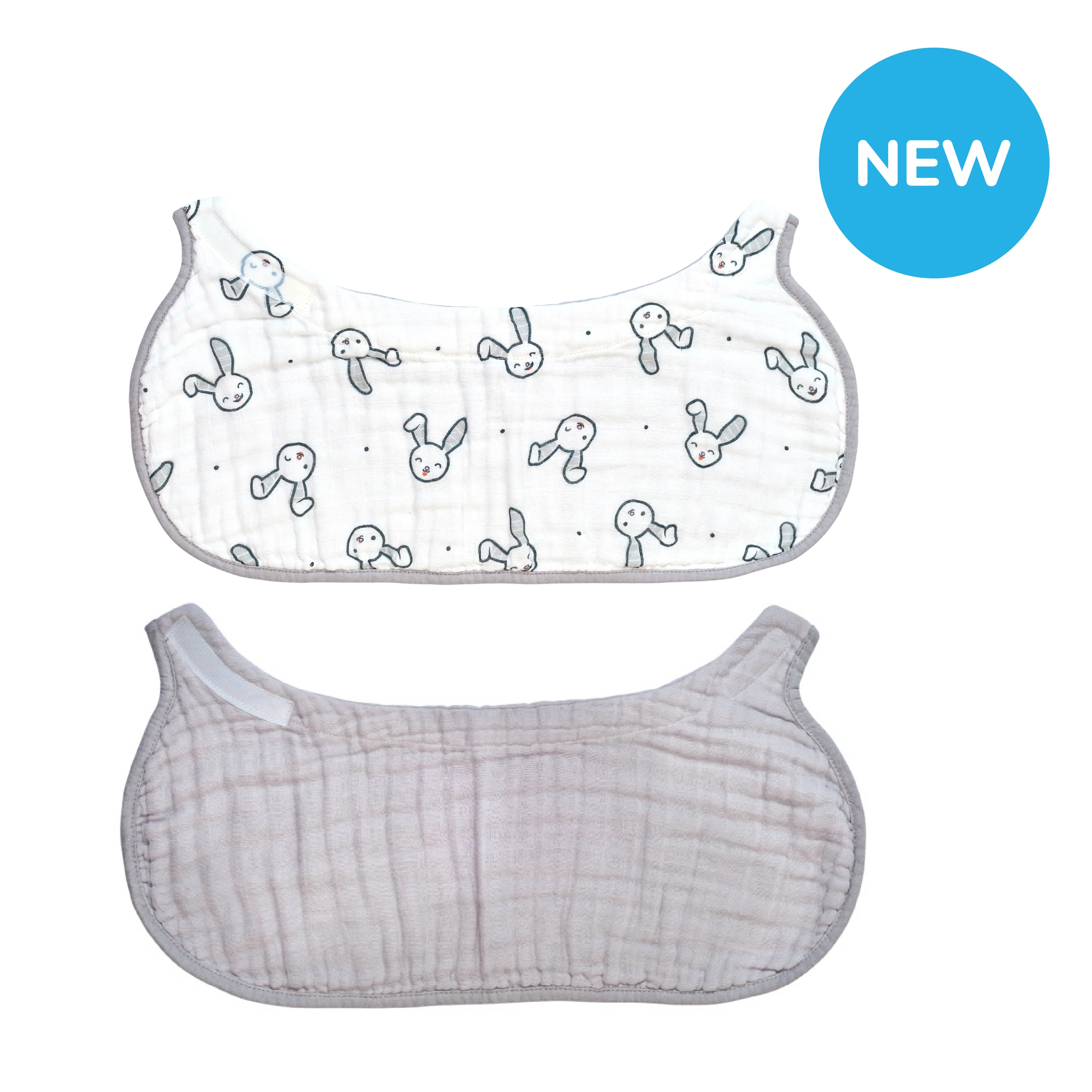 2-in-1 Non-Slip Burp Cloth and Bib - Image 5