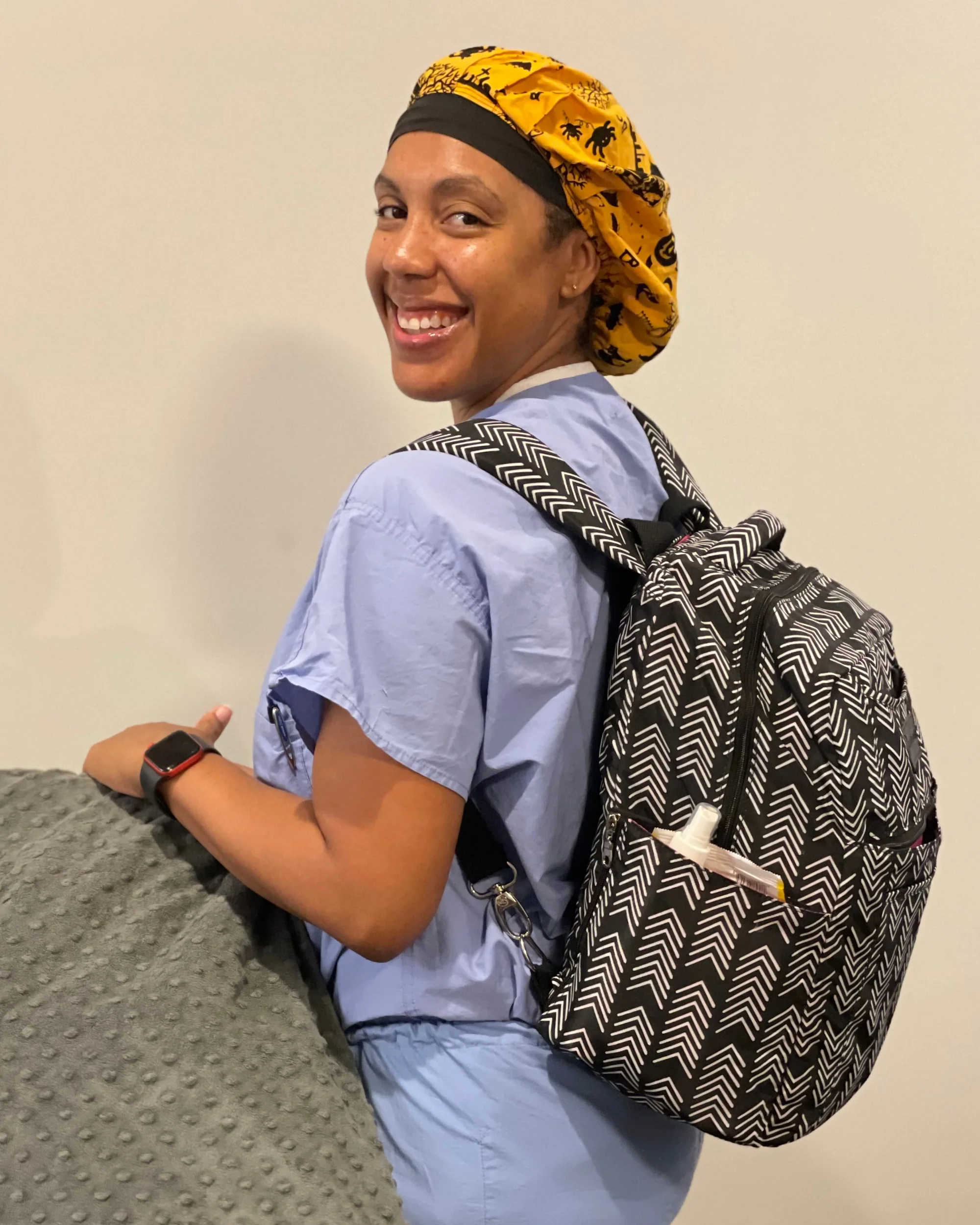 Kelly Breast Pump Backpack (B&W) - Image 5