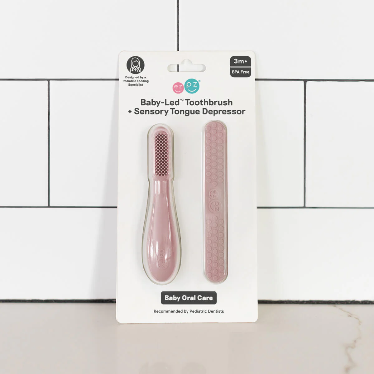 Baby-Led™ Toothbrush + Tongue Depressor - Image 3