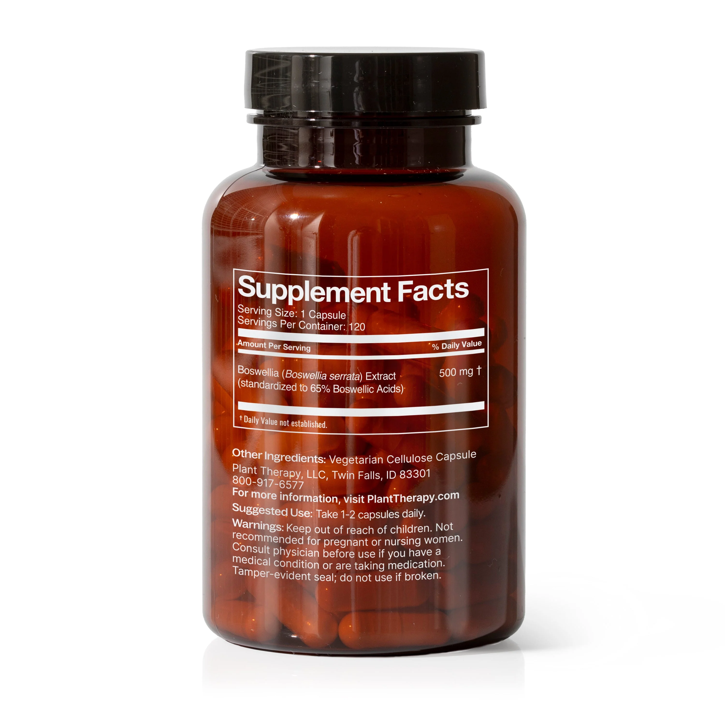 Boswellia Herbal Supplement - 120 Capsules - Image 3