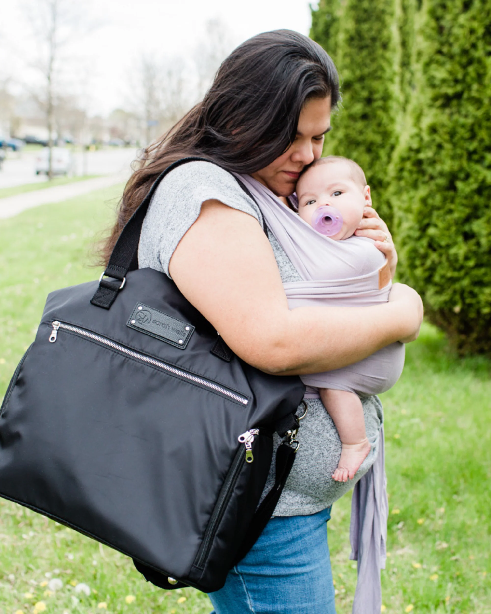 Lizzy Breast Pump Tote (Black) - Image 5