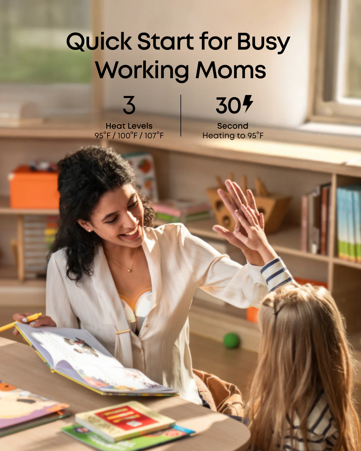 eufy E20 Heated Wearable Breast Pump with HeatFlow™ - Image 3