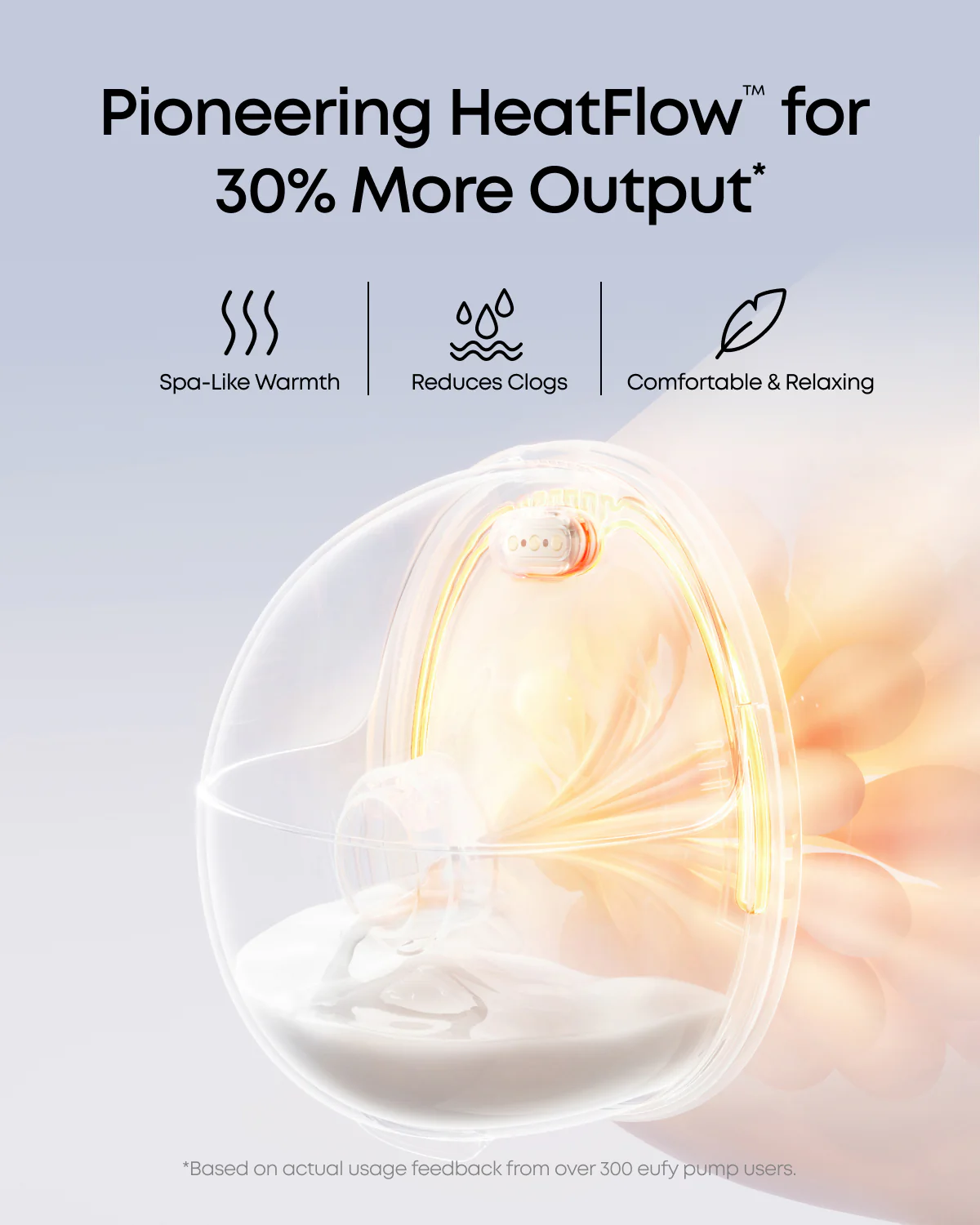 eufy E20 Heated Wearable Breast Pump with HeatFlow™ - Image 2