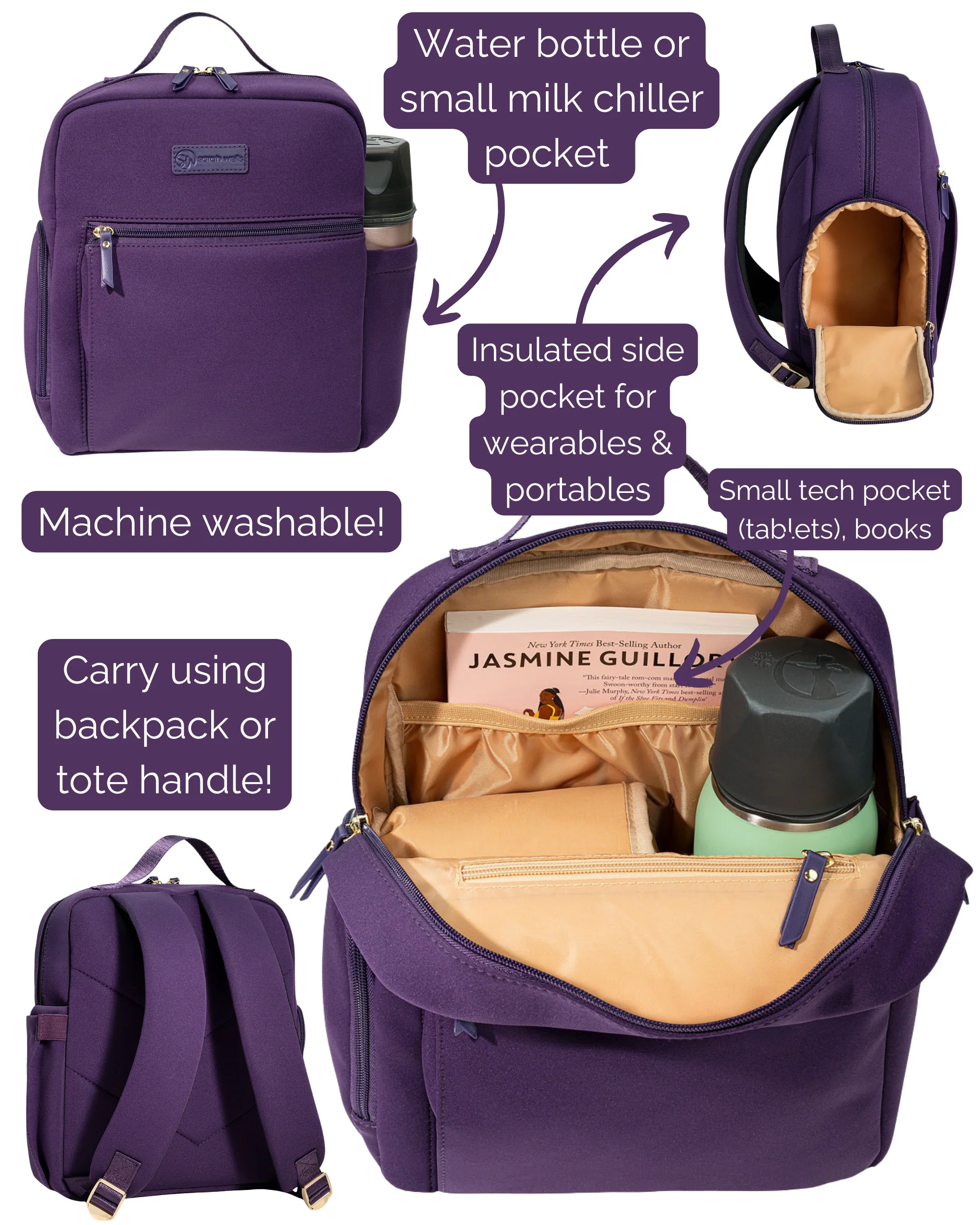 Fifi Mini Backpack (Purple) - Image 3