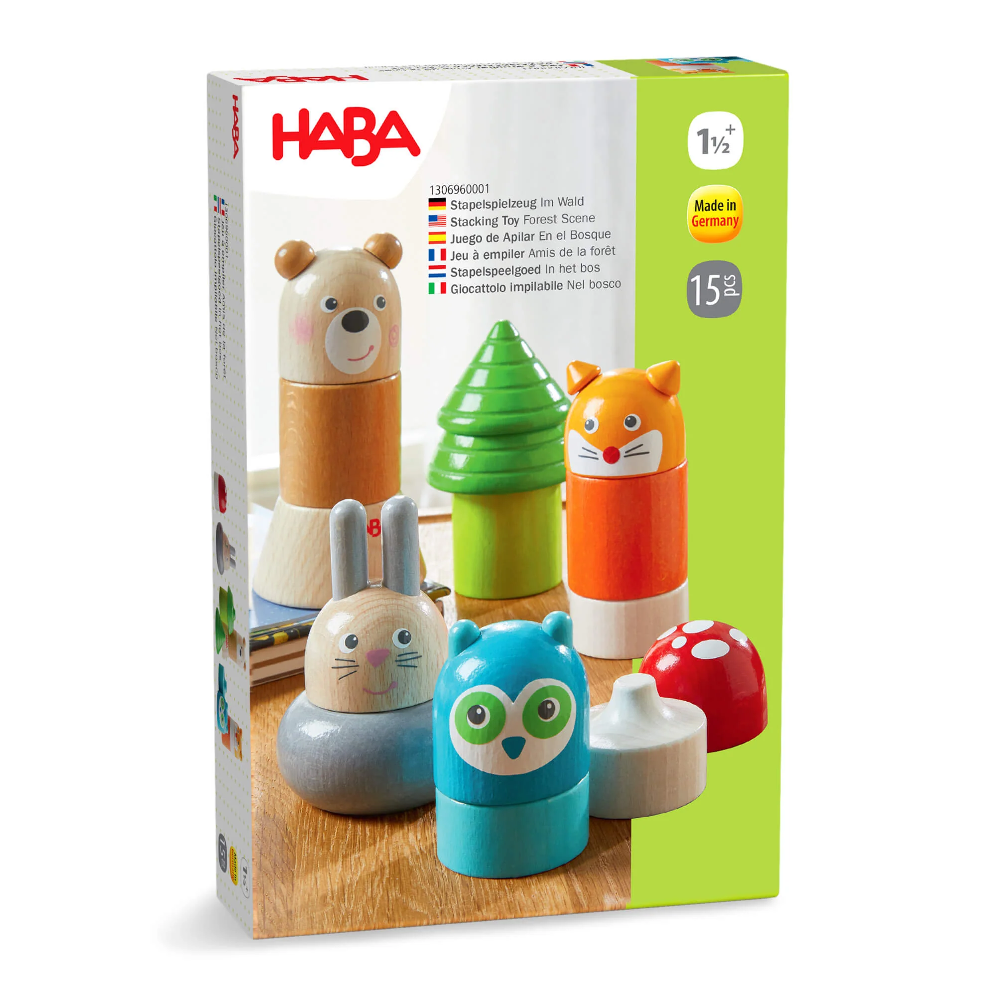 Forest Animals Wooden Stacking Toy - Image 10