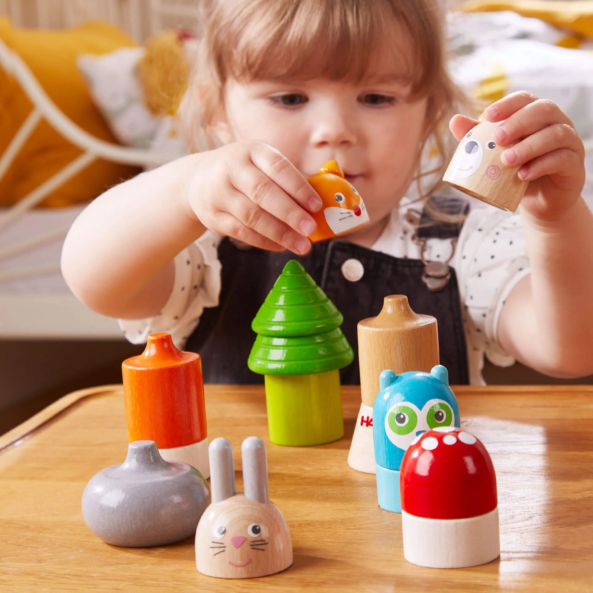 Forest Animals Wooden Stacking Toy - Image 3