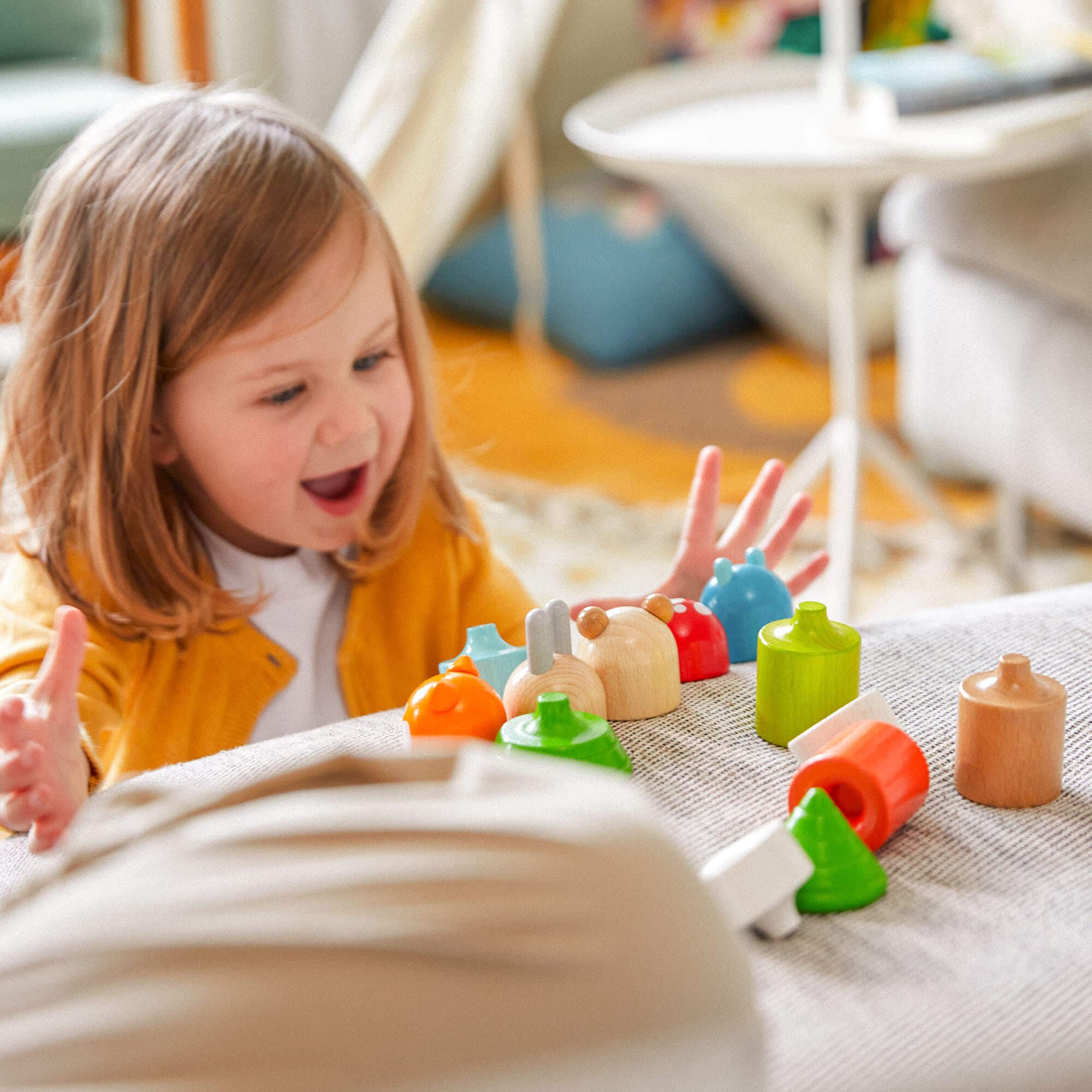 Forest Animals Wooden Stacking Toy - Image 4