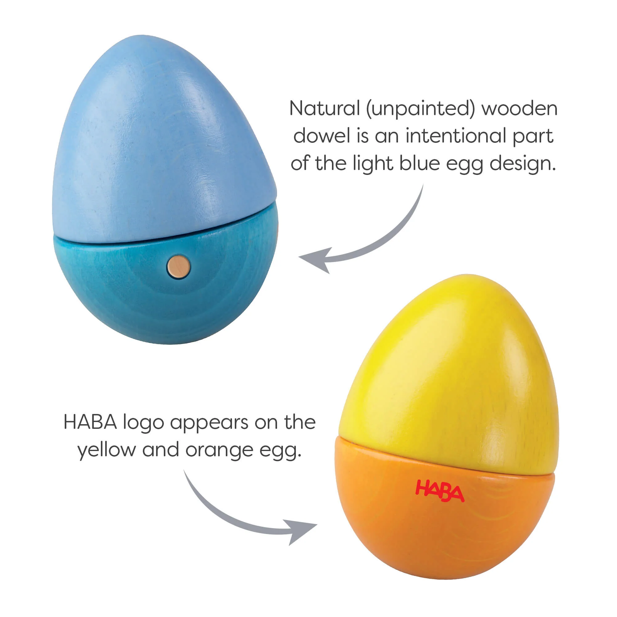 Fun with Sounds Wooden Eggs - Image 8