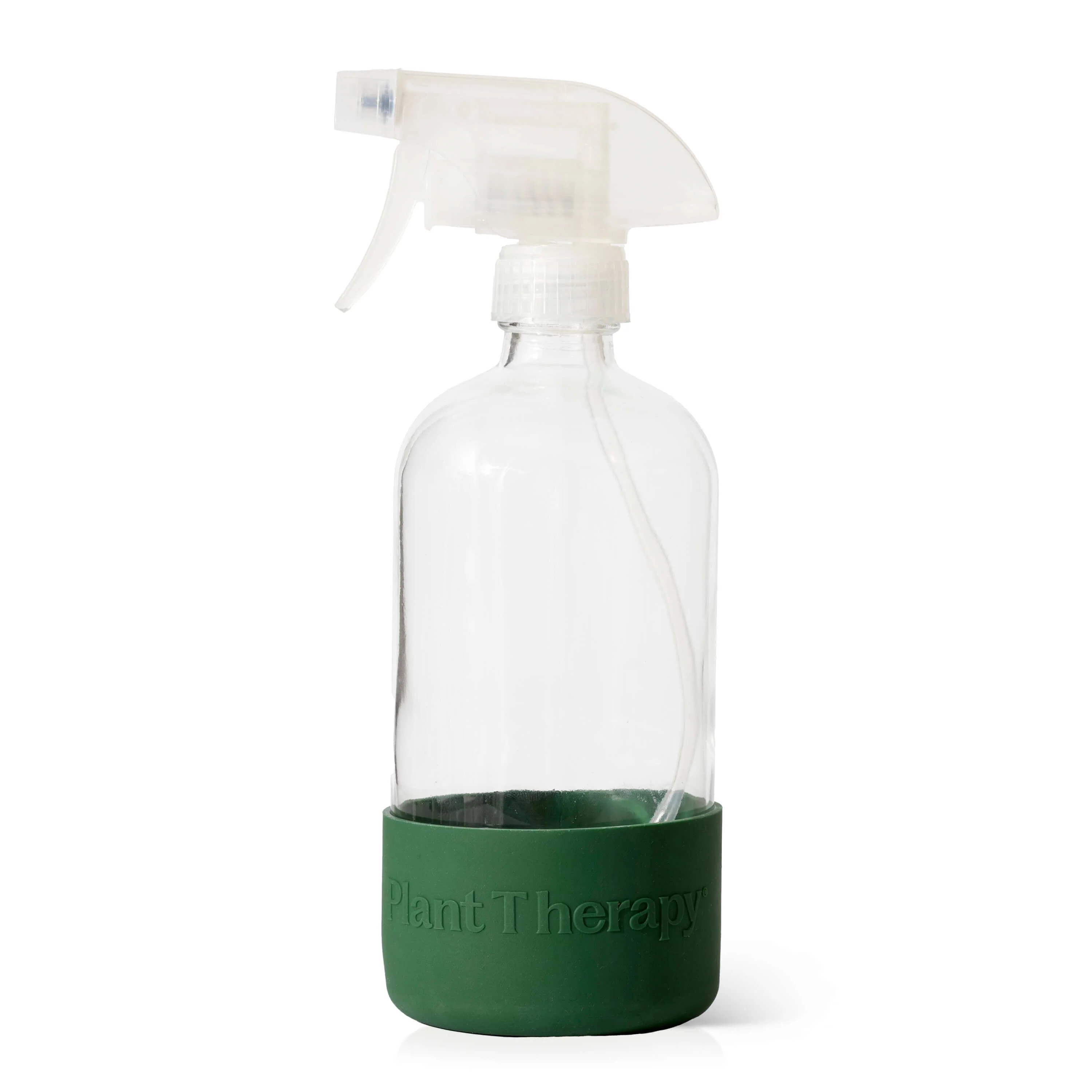 Glass Spray Bottle with Forest Green Sleeve - Image 3