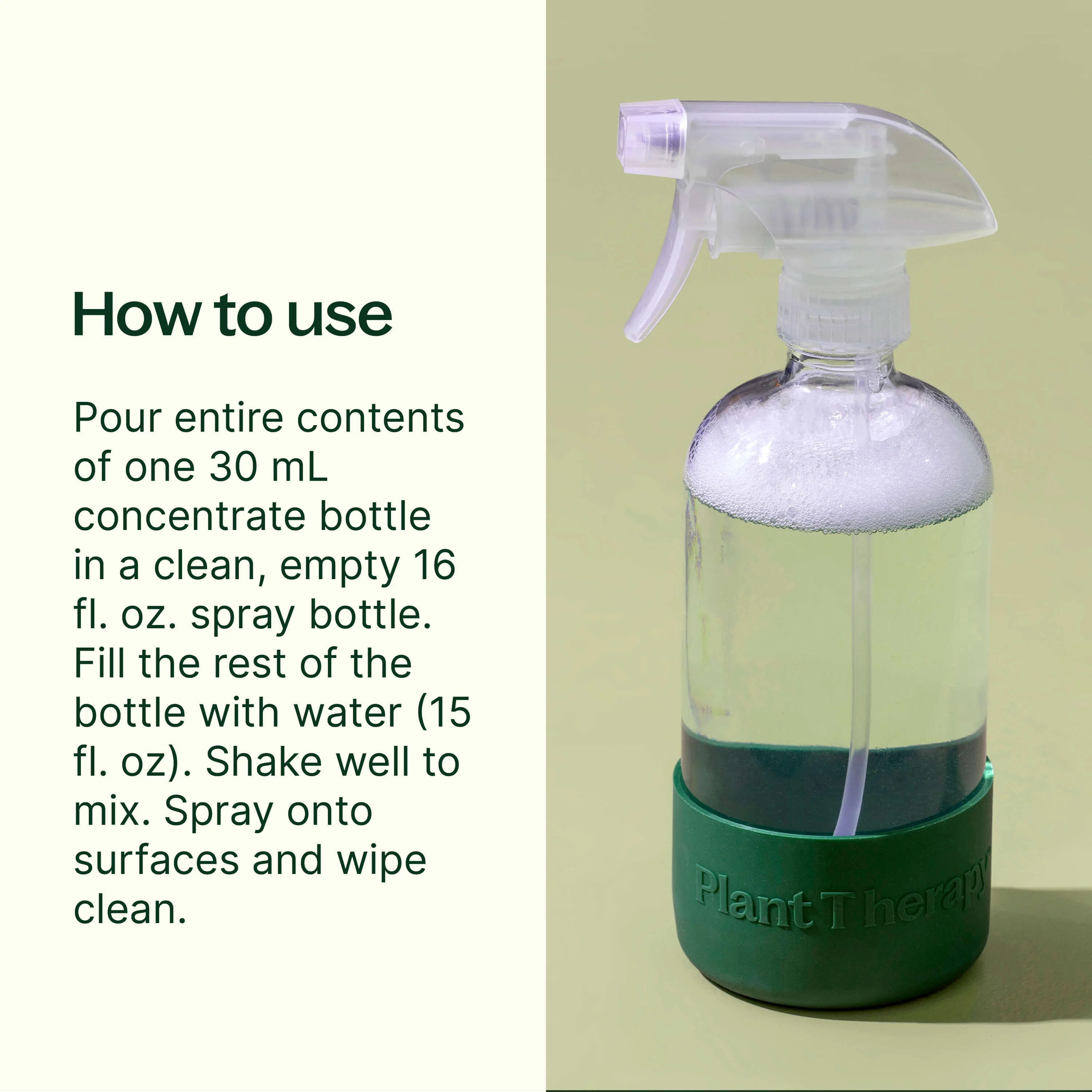 Glass Spray Bottle with Forest Green Sleeve - Image 4