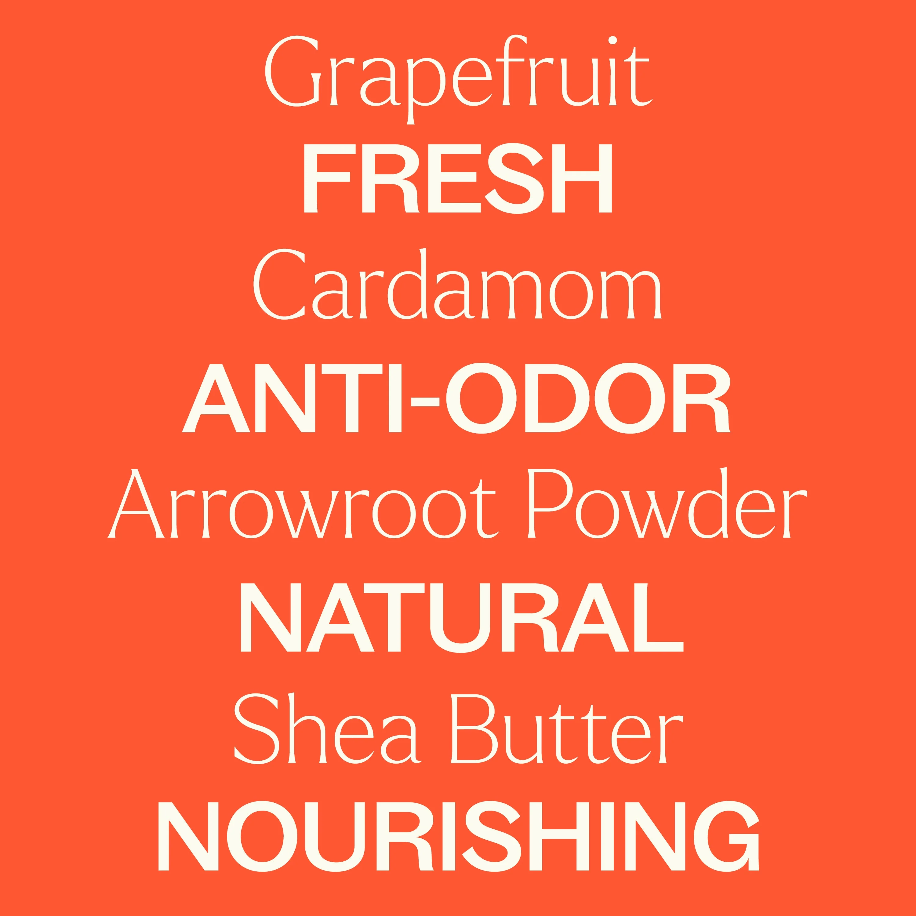 Grapefruit Cardamom Natural Deodorant - Image 3