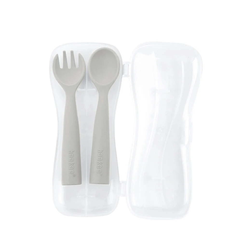Haakaa Bendy Silicone Cutlery Set - Image 5