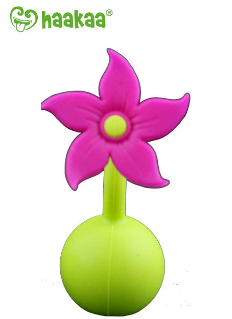 Haakaa Gen 2 Silicone Breast Pump with Suction Base 5 oz and Silicone Flower Stopper Set - Image 7