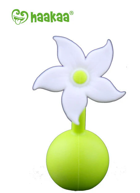 Haakaa Gen 2 Silicone Breast Pump with Suction Base 5 oz and Silicone Flower Stopper Set - Image 9