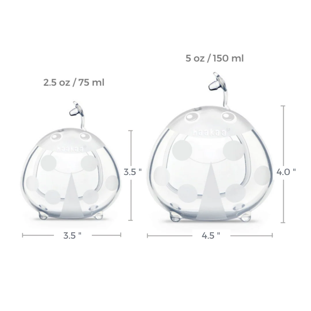 Haakaa Ladybug Silicone Milk Collector 5 oz/150 ml - Image 12