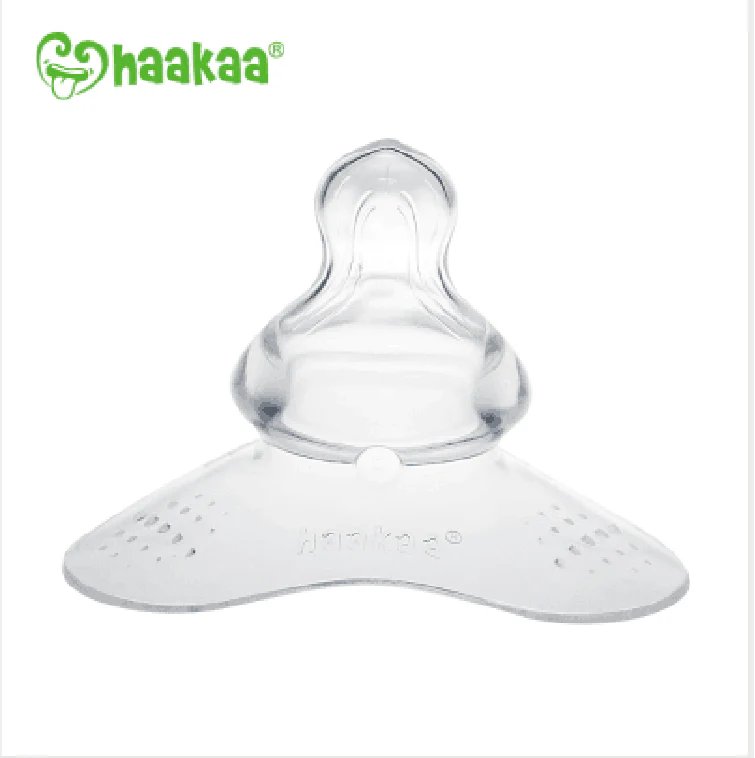 Haakaa Silicone Breastfeeding Nipple Shield with Orthodontic Nipple, 1 PK - Image 5
