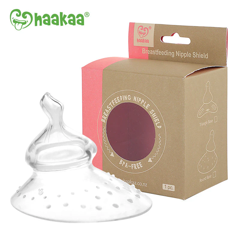 Haakaa Silicone Breastfeeding Nipple Shield with Orthodontic Nipple, 1 PK - Image 6