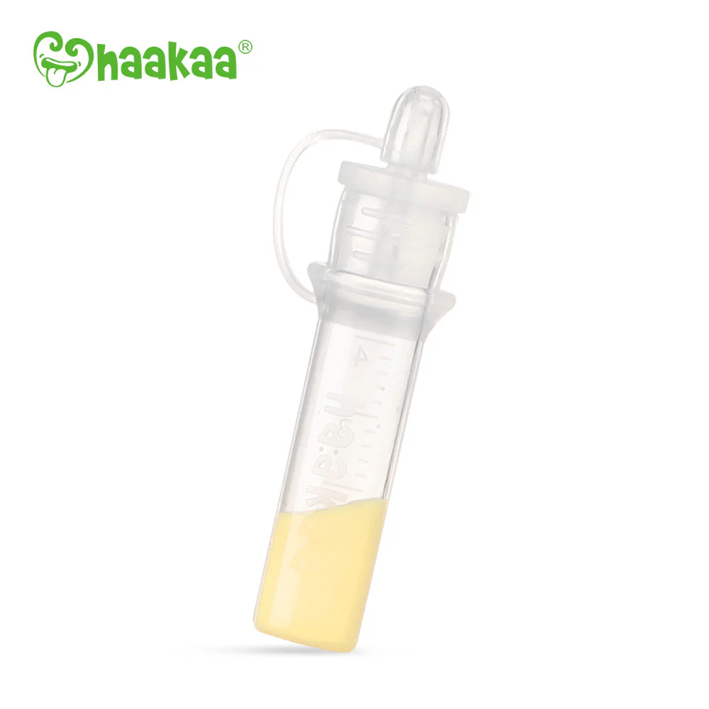 Haakaa Silicone Colostrum Collector Set 4 ml, 6 PK (Pre-Sterilized) - Image 4