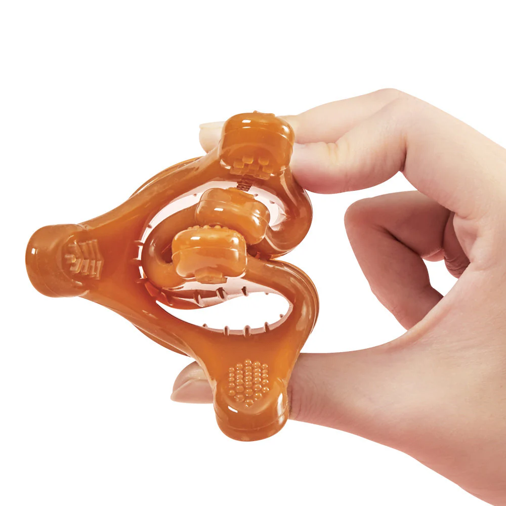 Haakaa Silicone Crown Teether 1 PK - Amber - Image 4