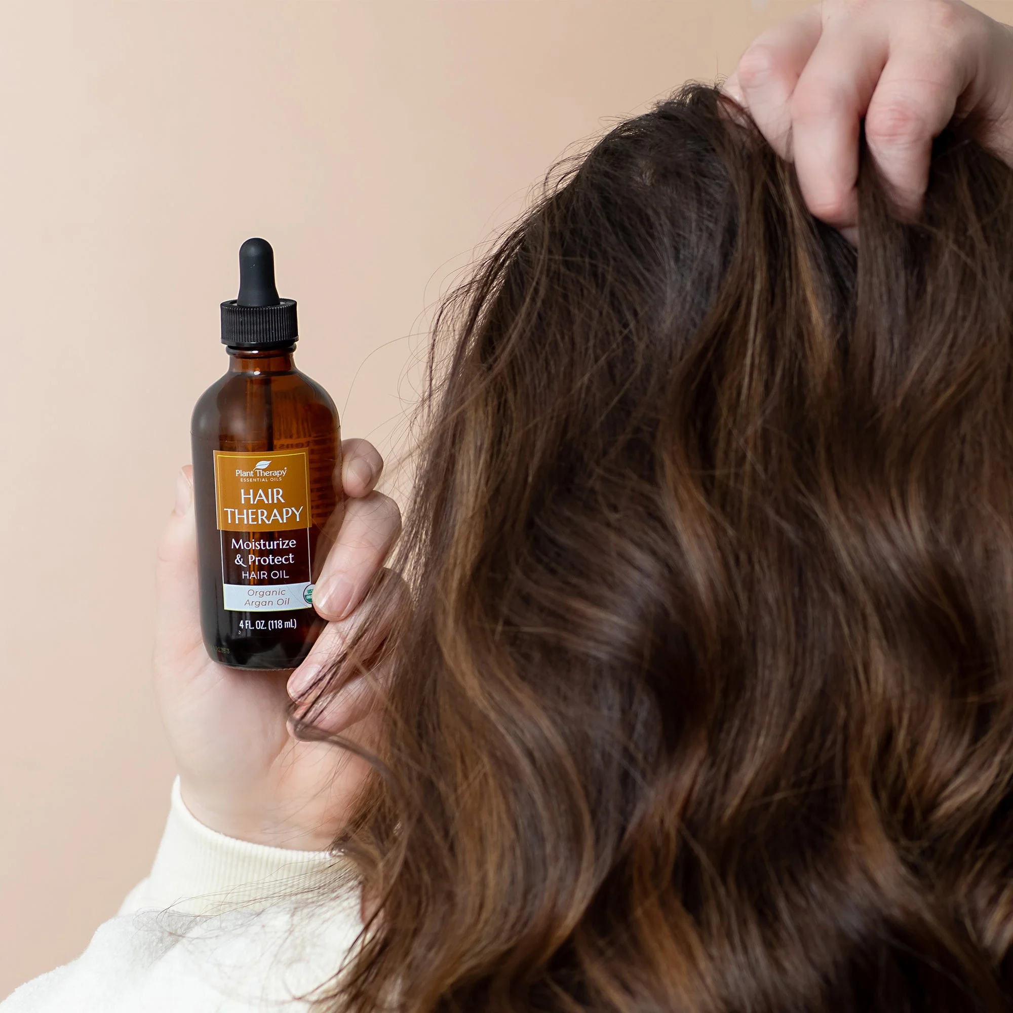 Hair Therapy Moisturize & Protect Hair Oil (Organic Argan Oil) - Image 2