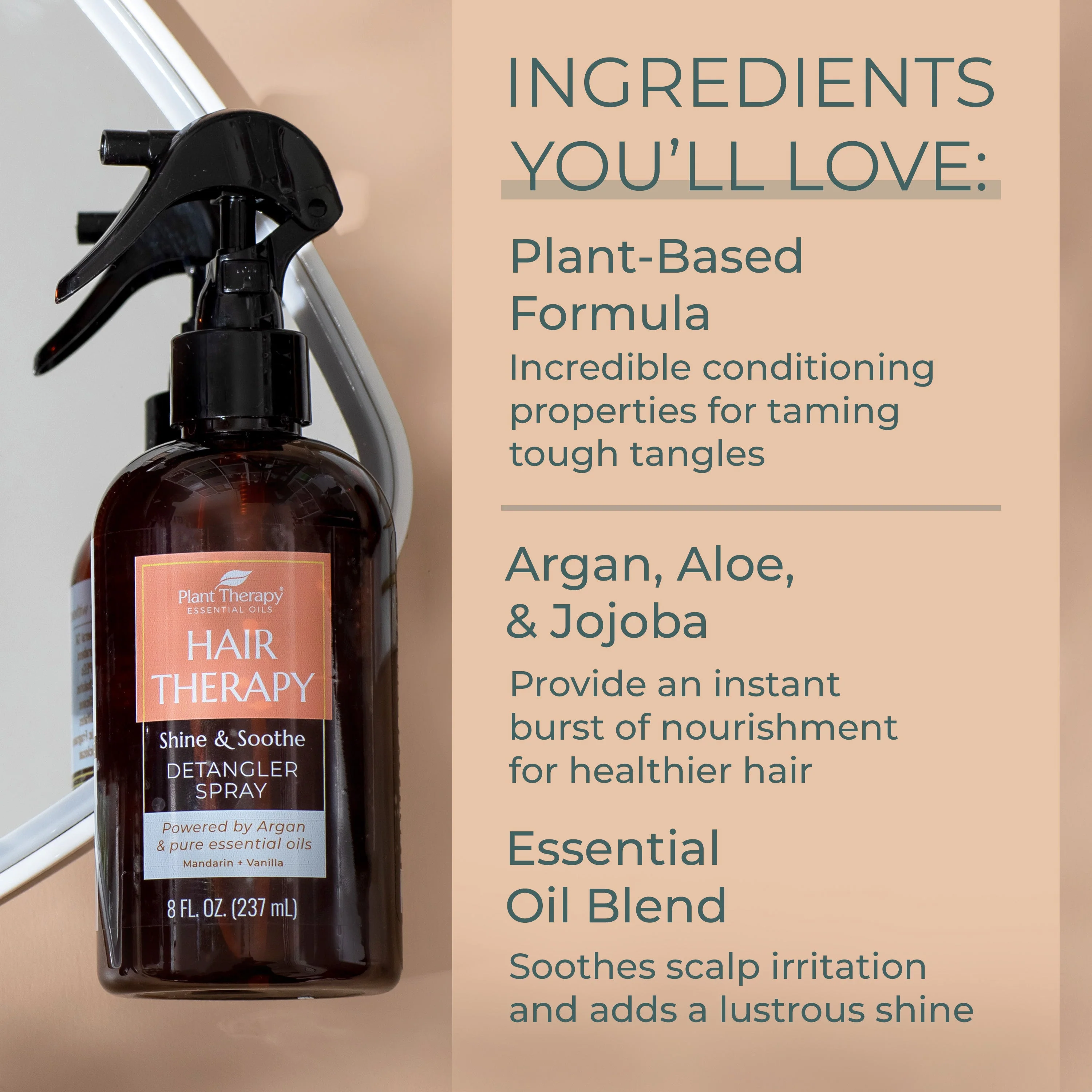Hair Therapy Shine & Soothe Detangler Spray - Image 4