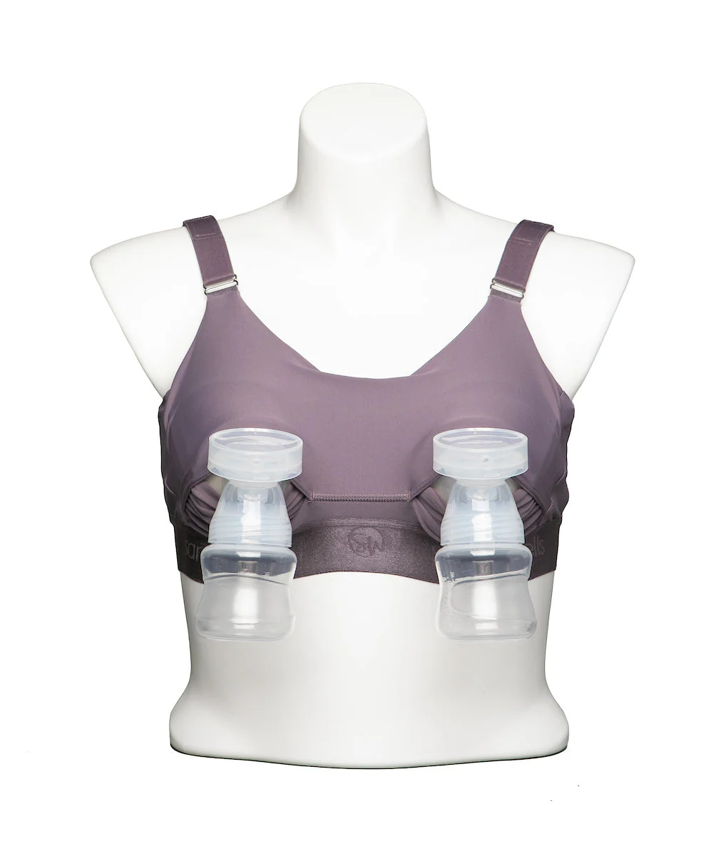 Journey Hands Free Pumping Bra (Aubergine) - Image 6
