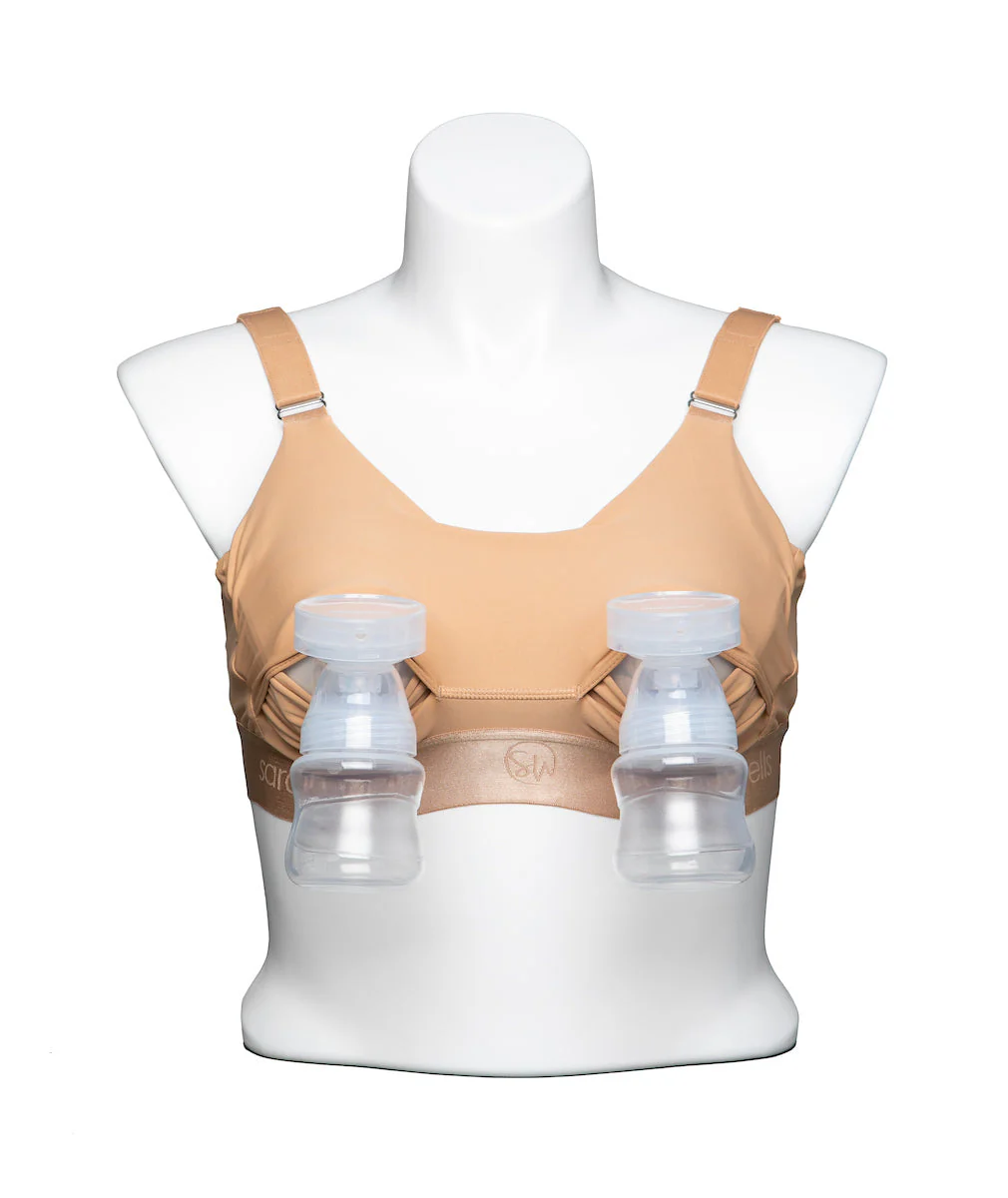 Journey Hands Free Pumping Bra (Latte) - Image 5