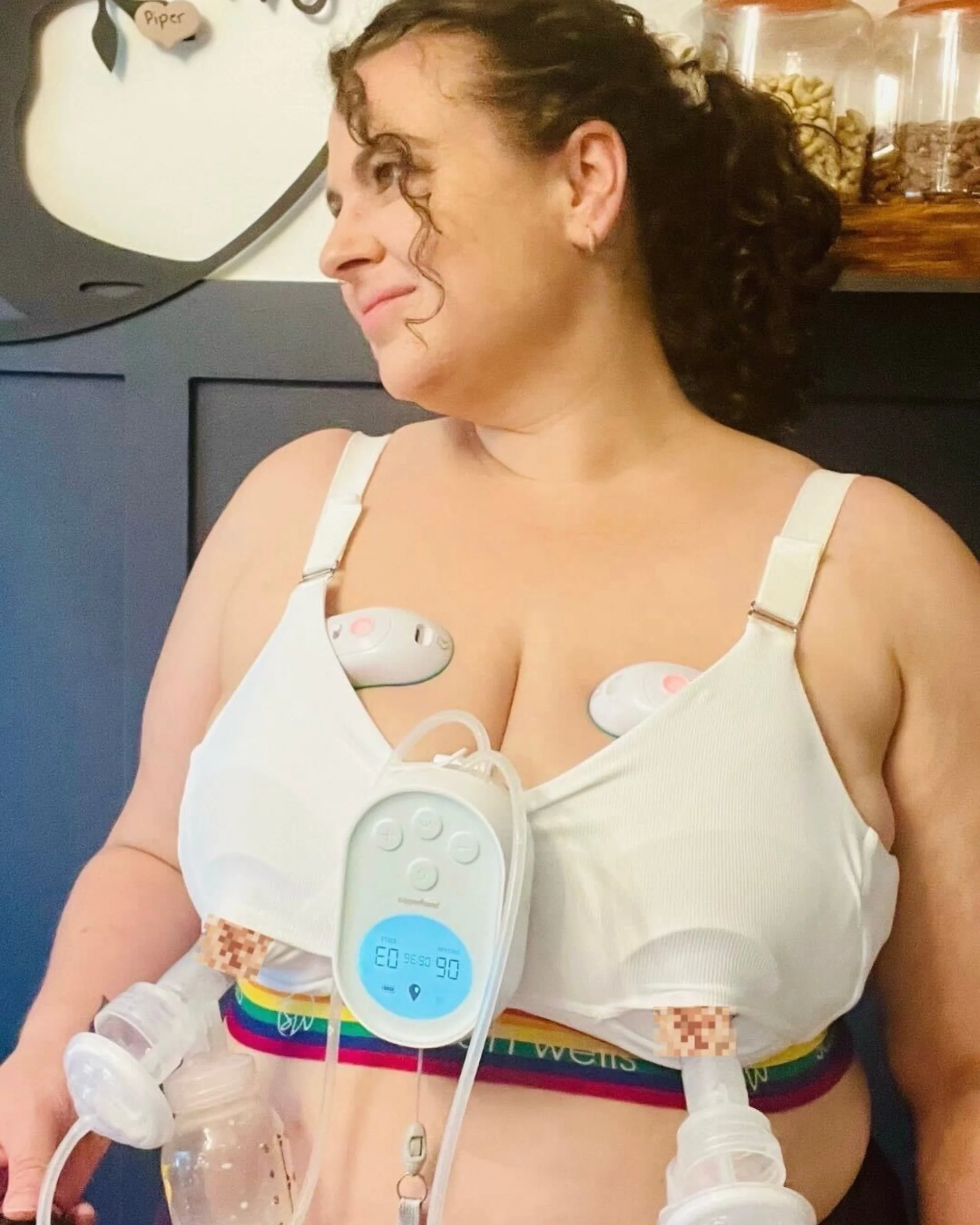Journey Hands Free Pumping Bra (Rainbows) - Image 5