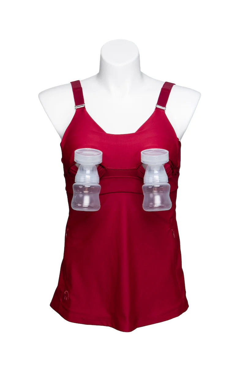 Journey Hands Free Pumping Tank (Apple Red) - Image 4