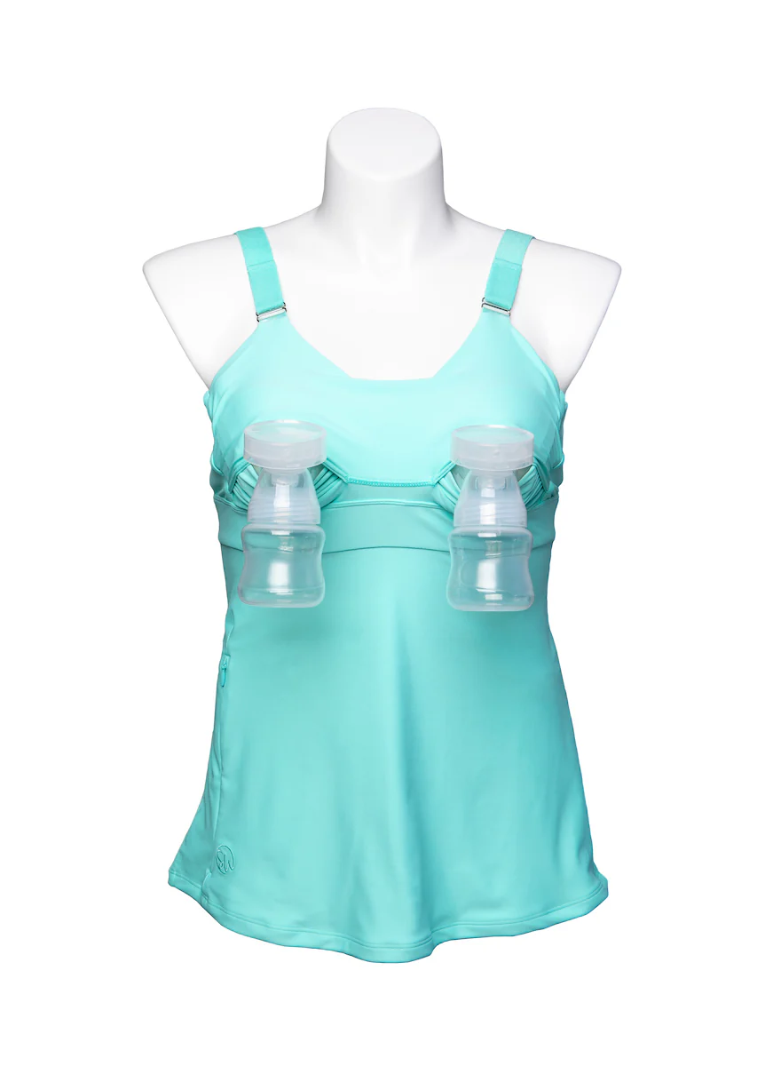 Journey Hands Free Pumping Tank (Mint) - Image 3