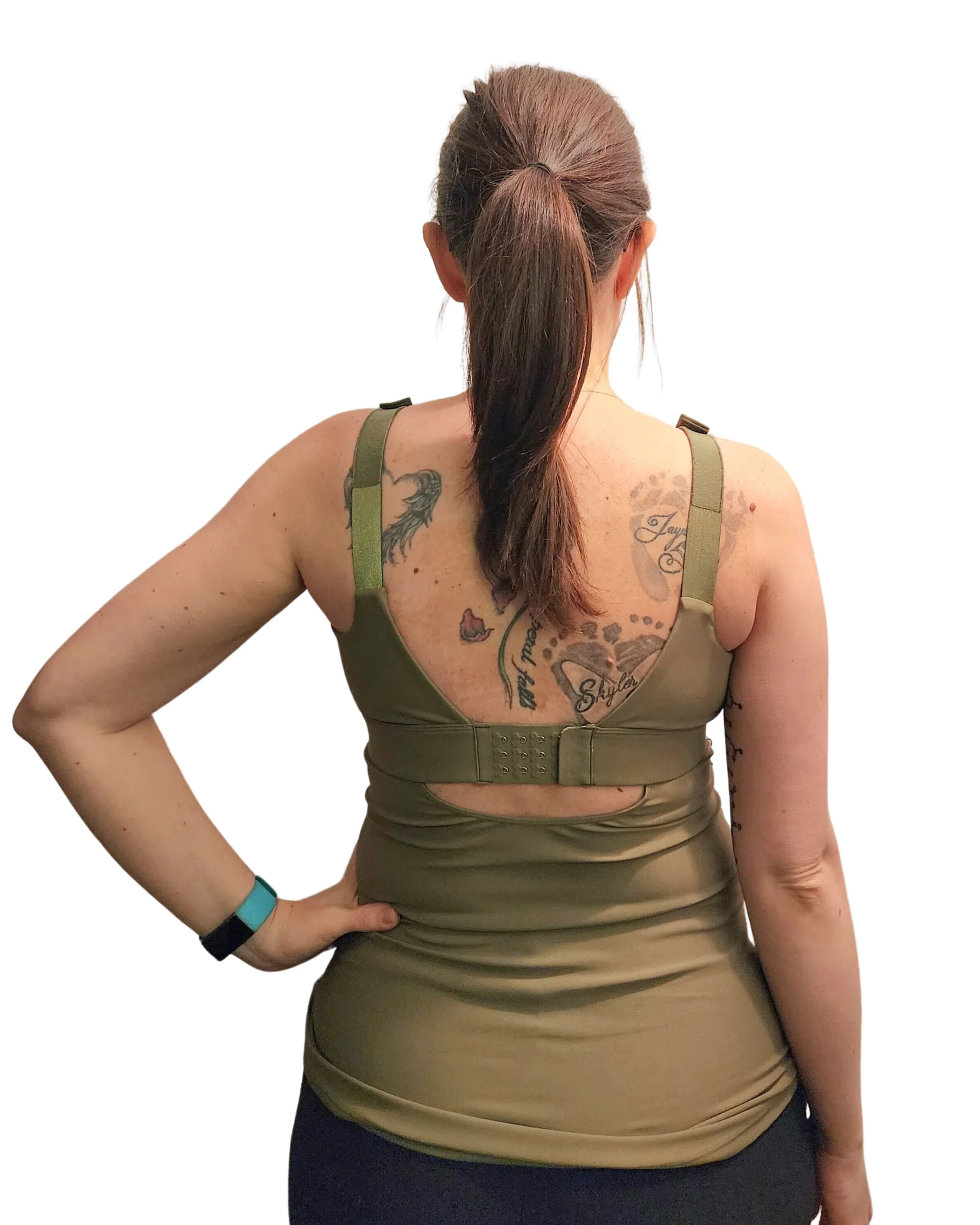 Journey Hands Free Pumping Tank (Olive) - Image 4