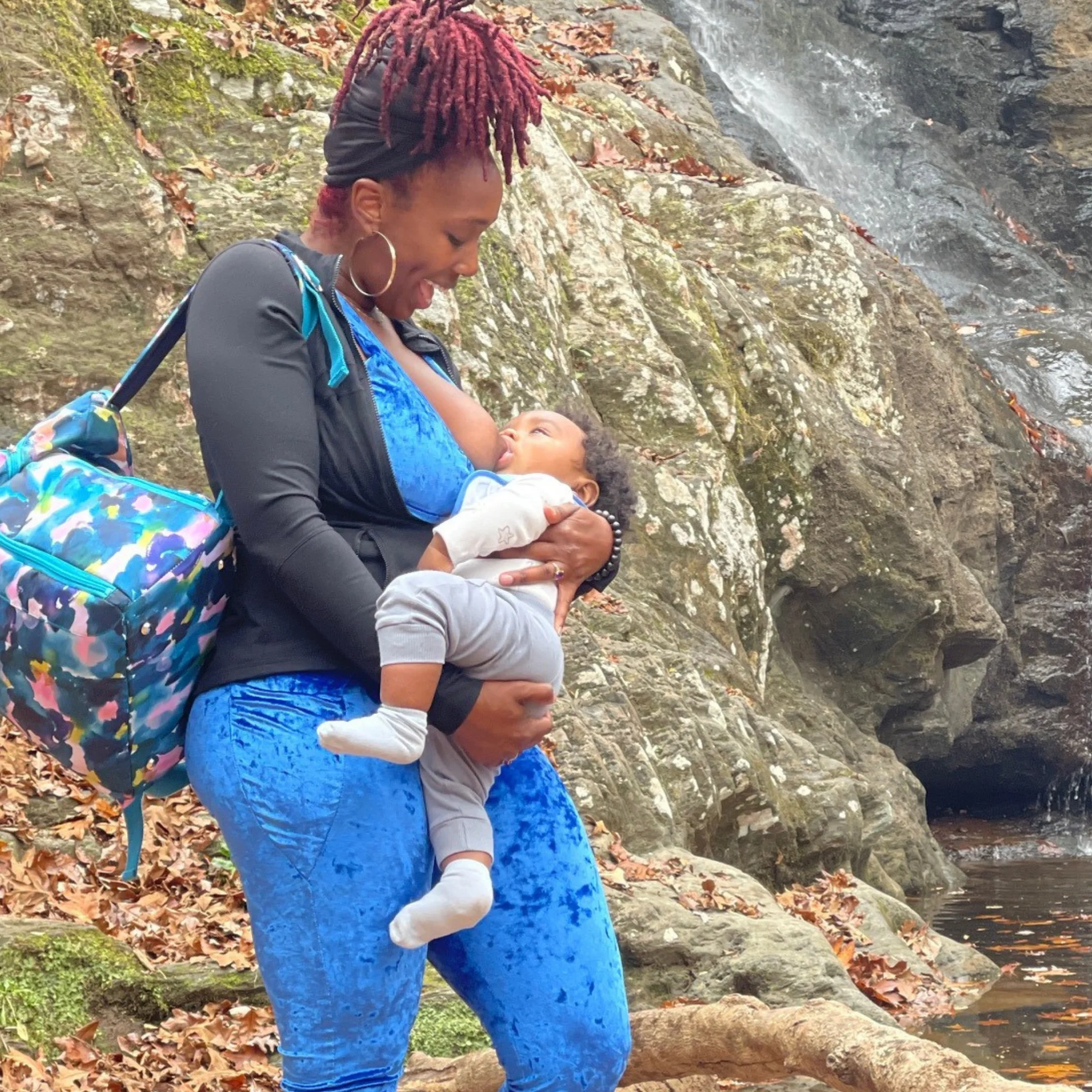 Kelly Breast Pump Backpack (Aquarelle) - Image 6