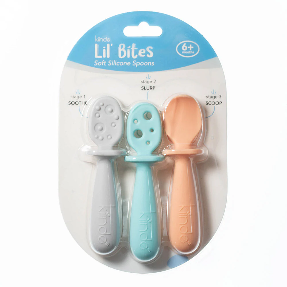 Lil’ Bites Soft Silicone Baby Spoon Set - Image 5