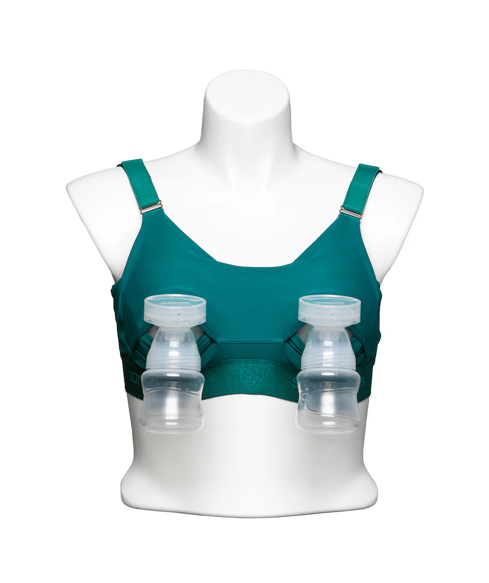 Journey Hands Free Affirmation Pumping Bra (Deep Teal) - Image 3