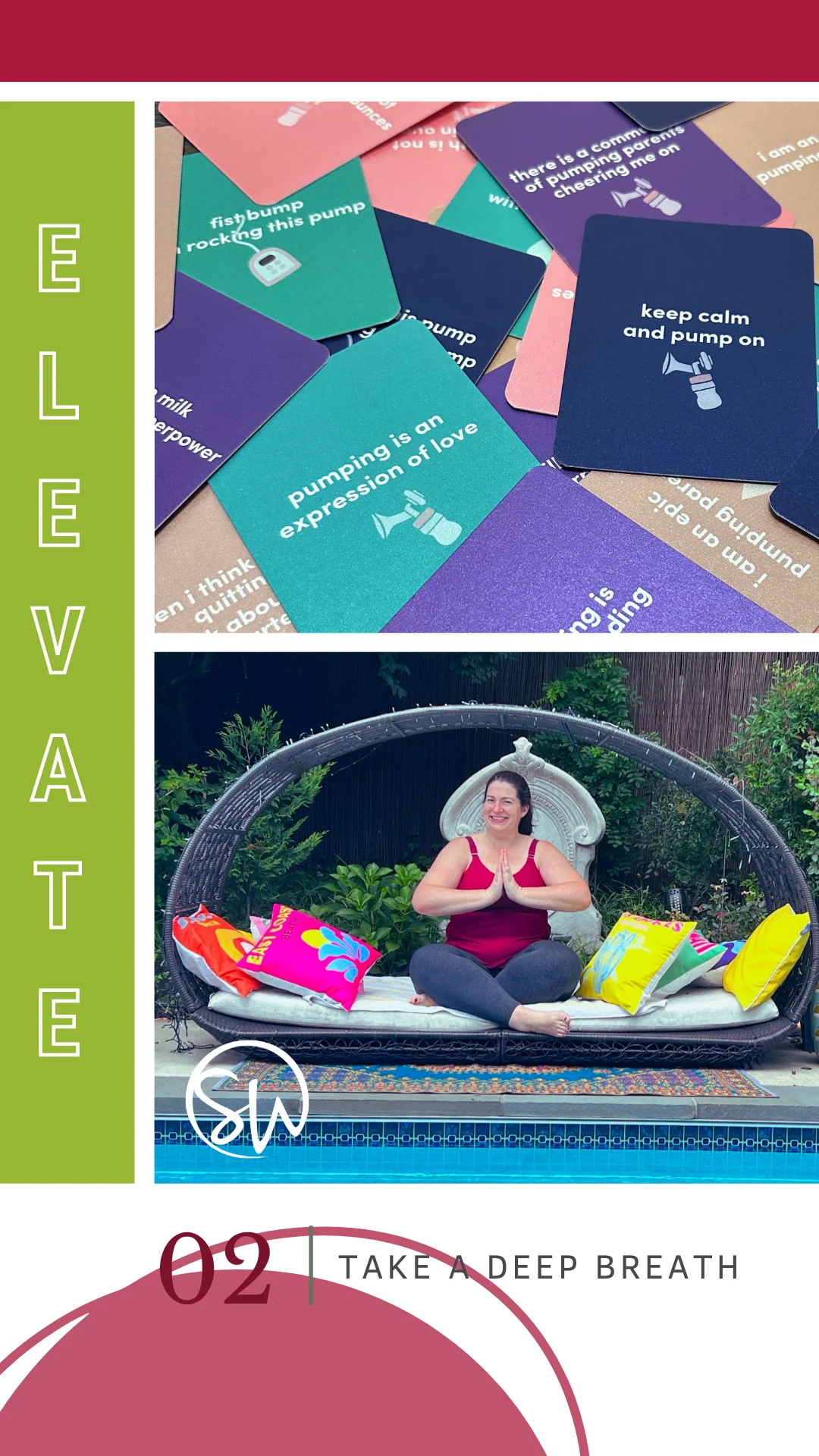 Affirmation Cards with Wood Stand x Pump_Momma_Pump - Image 4