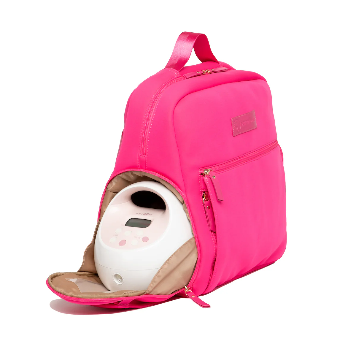 Fiona Breast Pump Backpack (Hot Pink) - Image 3