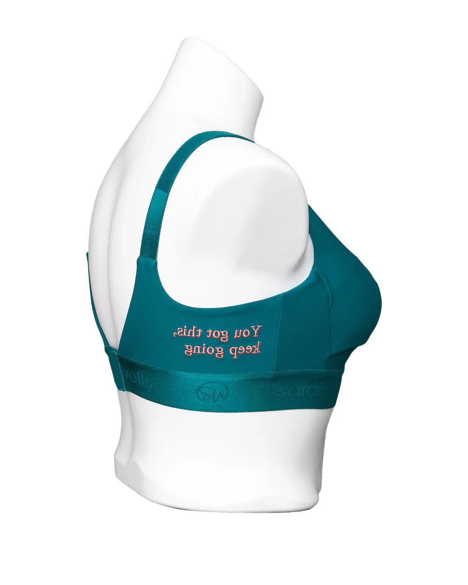 Journey Hands Free Affirmation Pumping Bra (Deep Teal) - Image 4