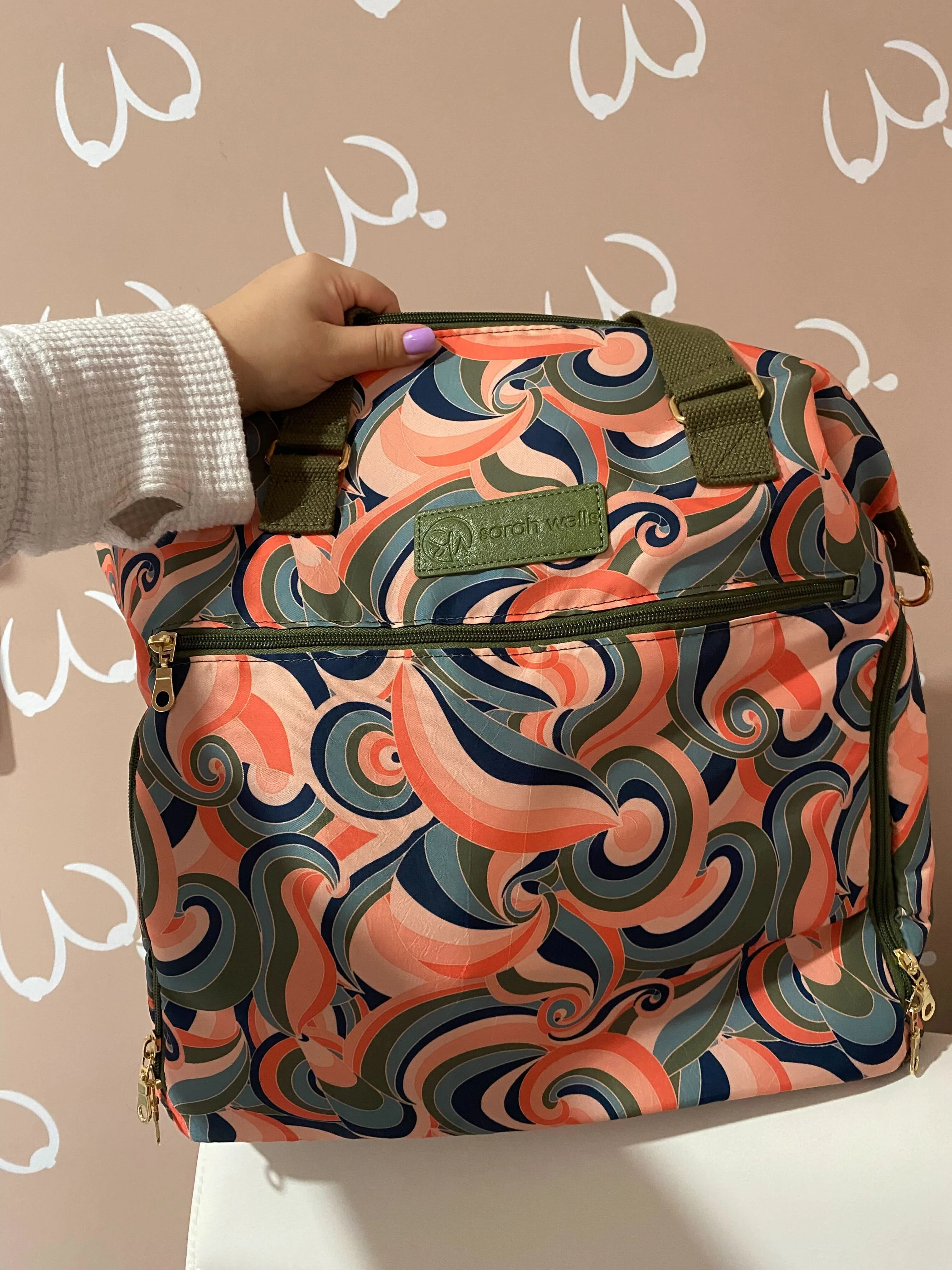 Lizzy Breast Pump Tote (Groovy) - Image 5