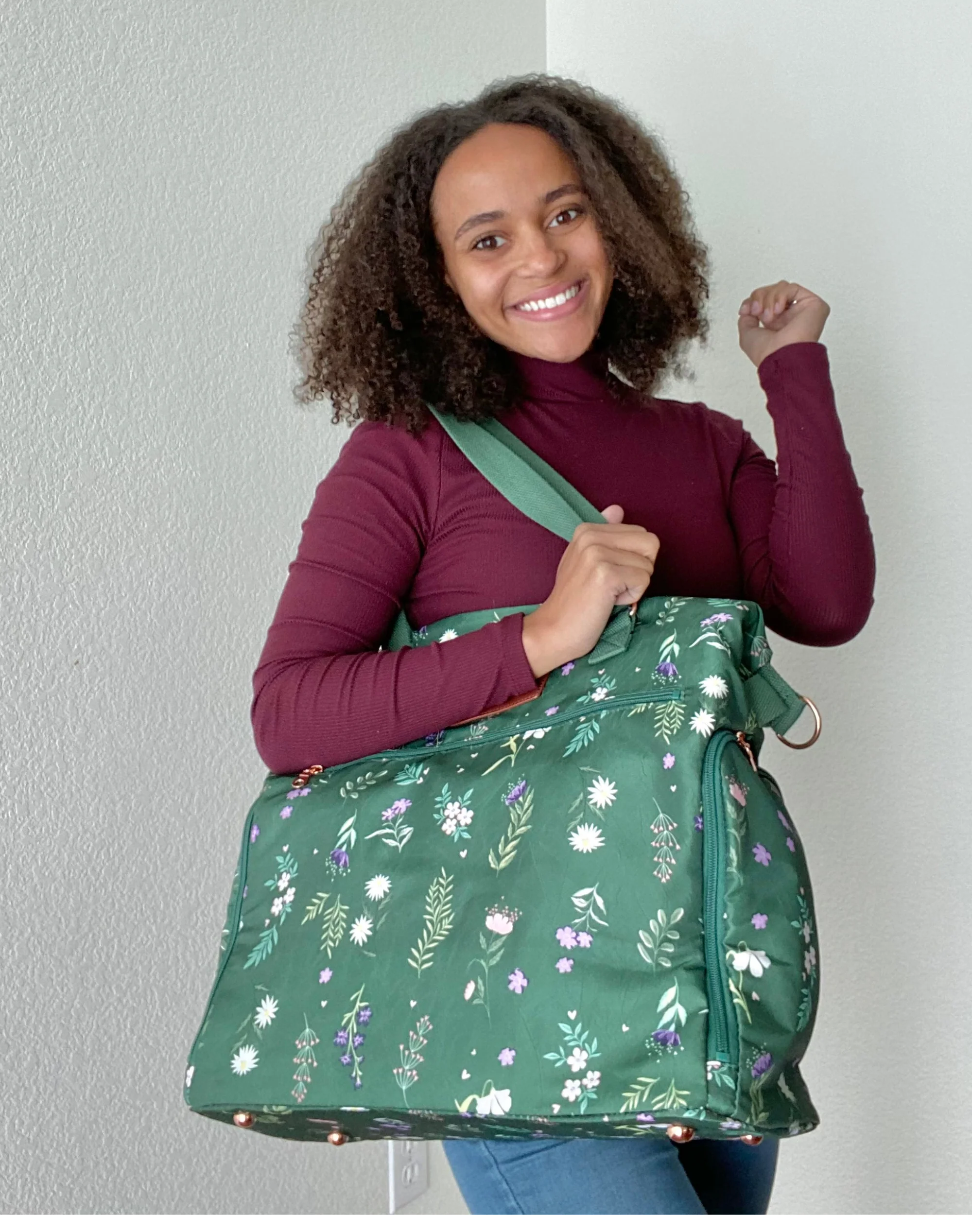 Lizzy Breast Pump Tote (Olive You) - Image 5