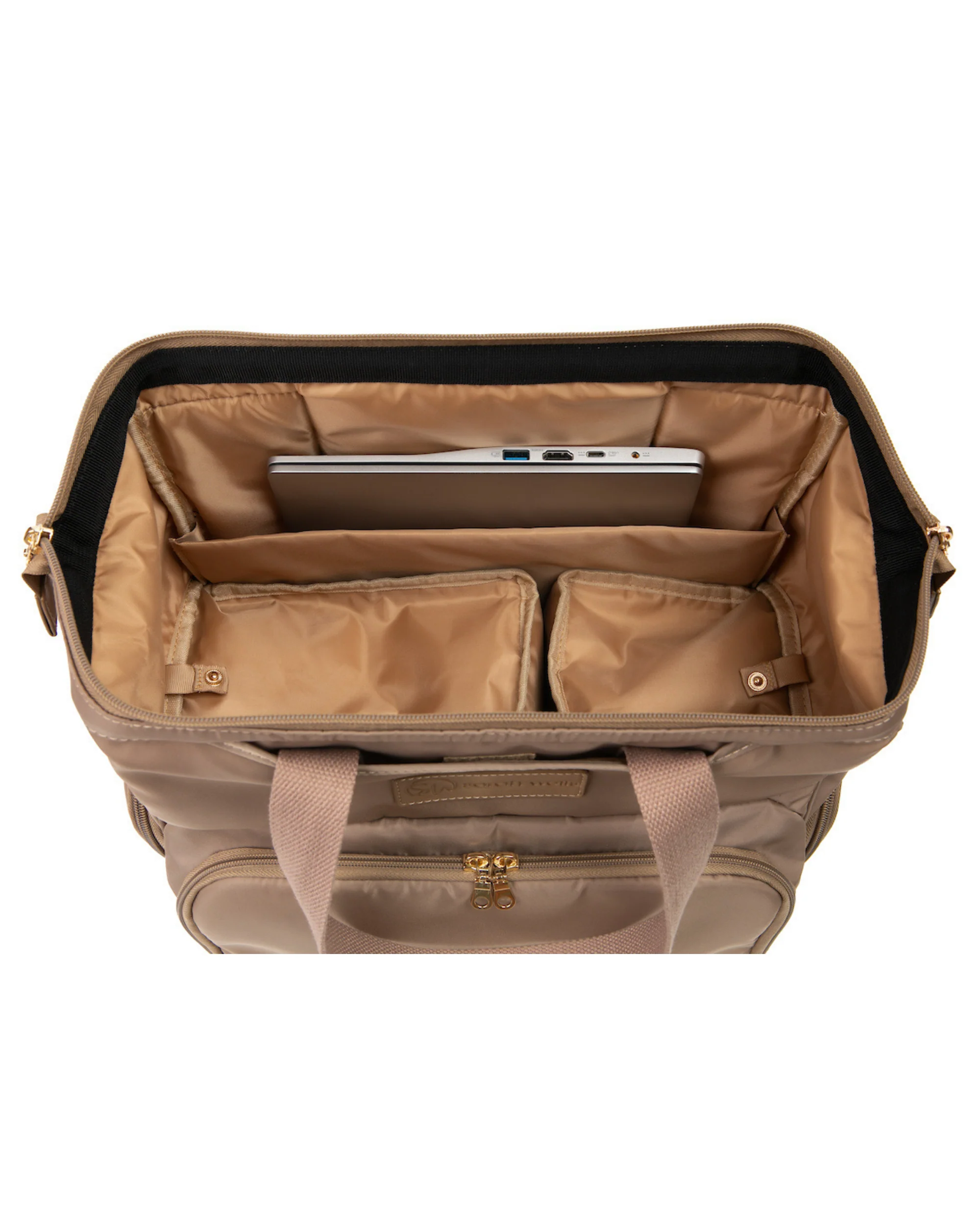 Norah Breast Pump Backpack (Latte) - Image 5