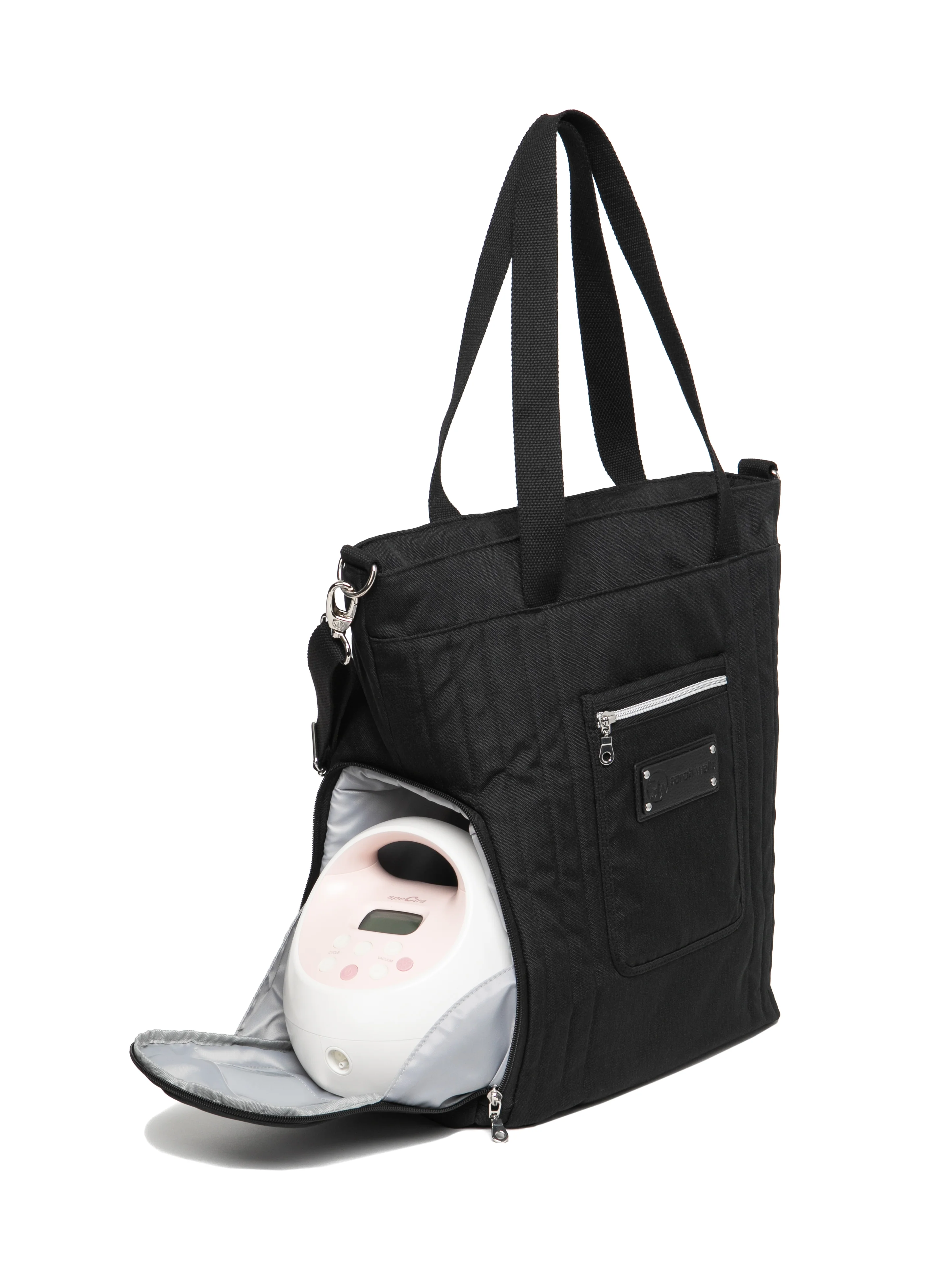 Suzy Breast Pump Tote (Black) - Image 3