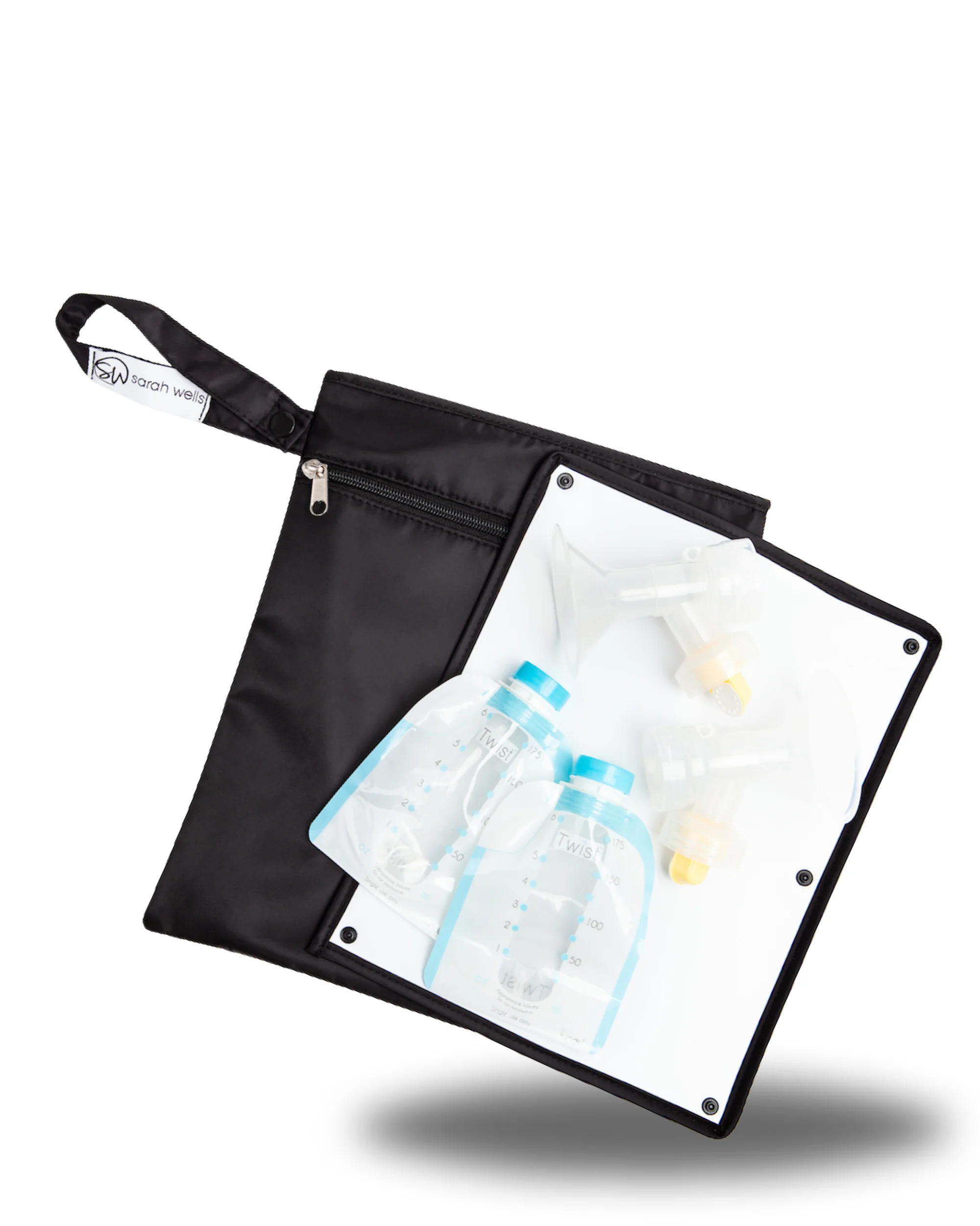 Pumparoo Wet/Dry Bag with Staging Mat® (Black) - Image 5