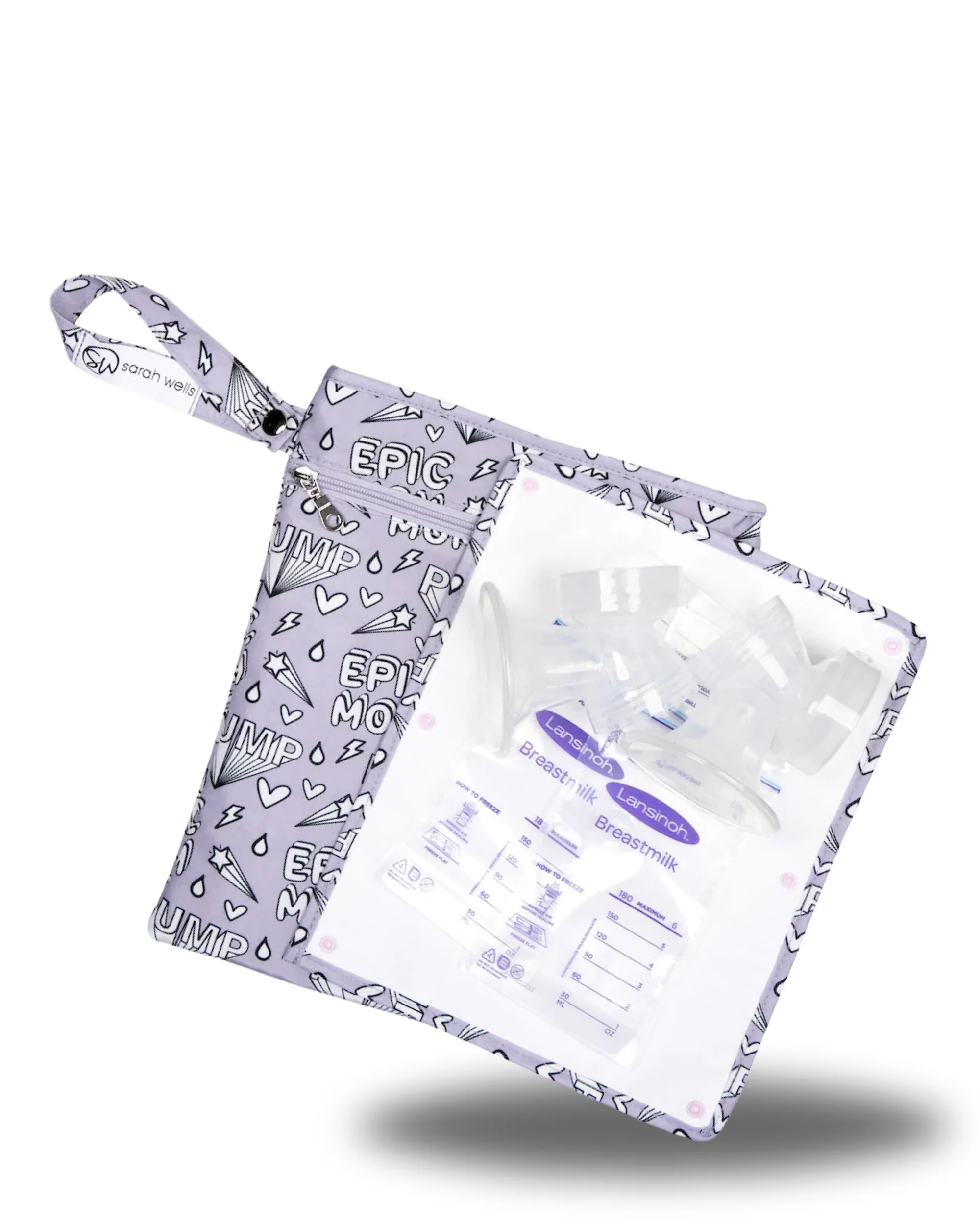 Pumparoo Wet/Dry Bag with Staging Mat® (Coloring This Bag!) - Image 3