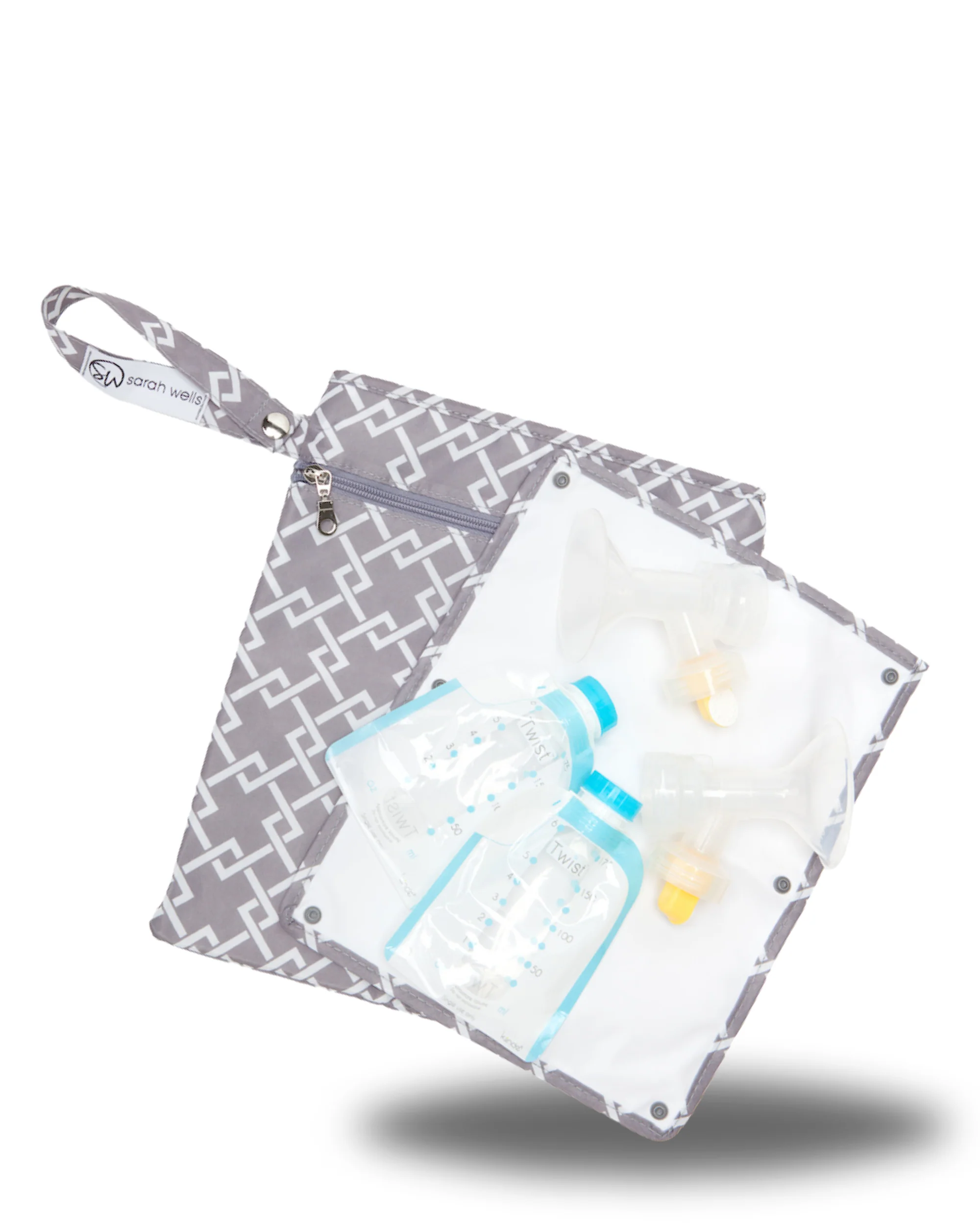 Pumparoo Wet/Dry Bag with Staging Mat® (Gray) - Image 3
