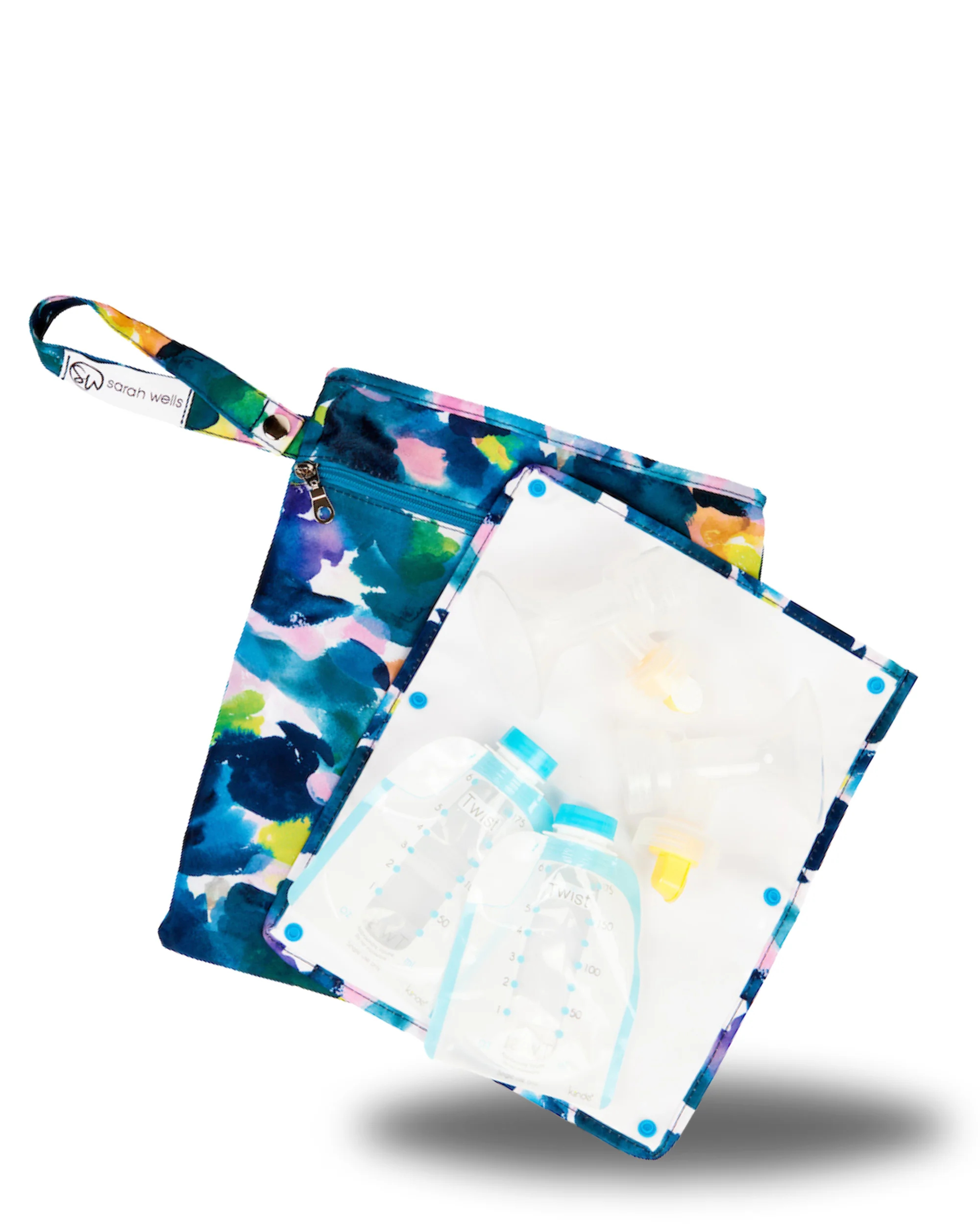 Pumparoo Wet/Dry Bag with Staging Mat® (Aquarelle) - Image 3
