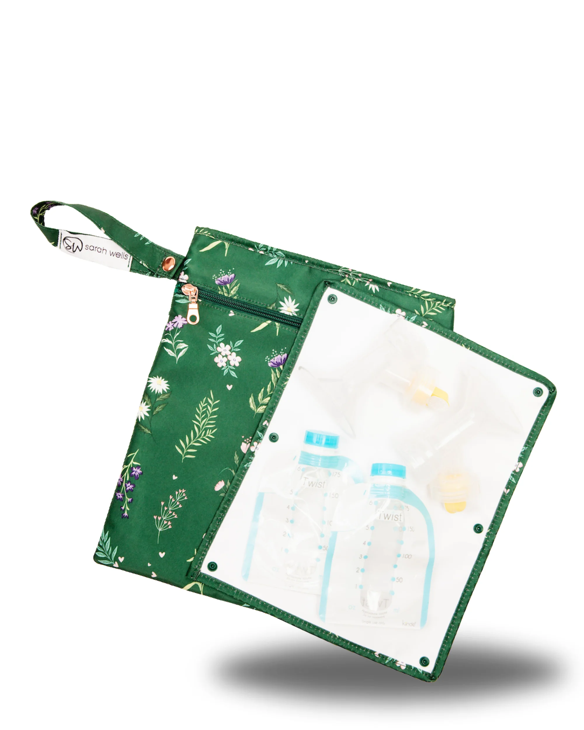Pumparoo Wet/Dry Bag with Staging Mat® (Olive You) - Image 3