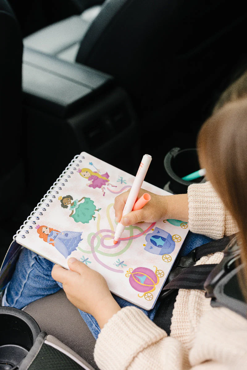 Small 7" Dry Erase Activity Book (incl. 2 Washable Markers & Reusable Stickers) - Image 6