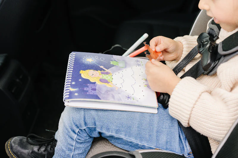 Small 7" Dry Erase Activity Book (incl. 2 Washable Markers & Reusable Stickers) - Image 7